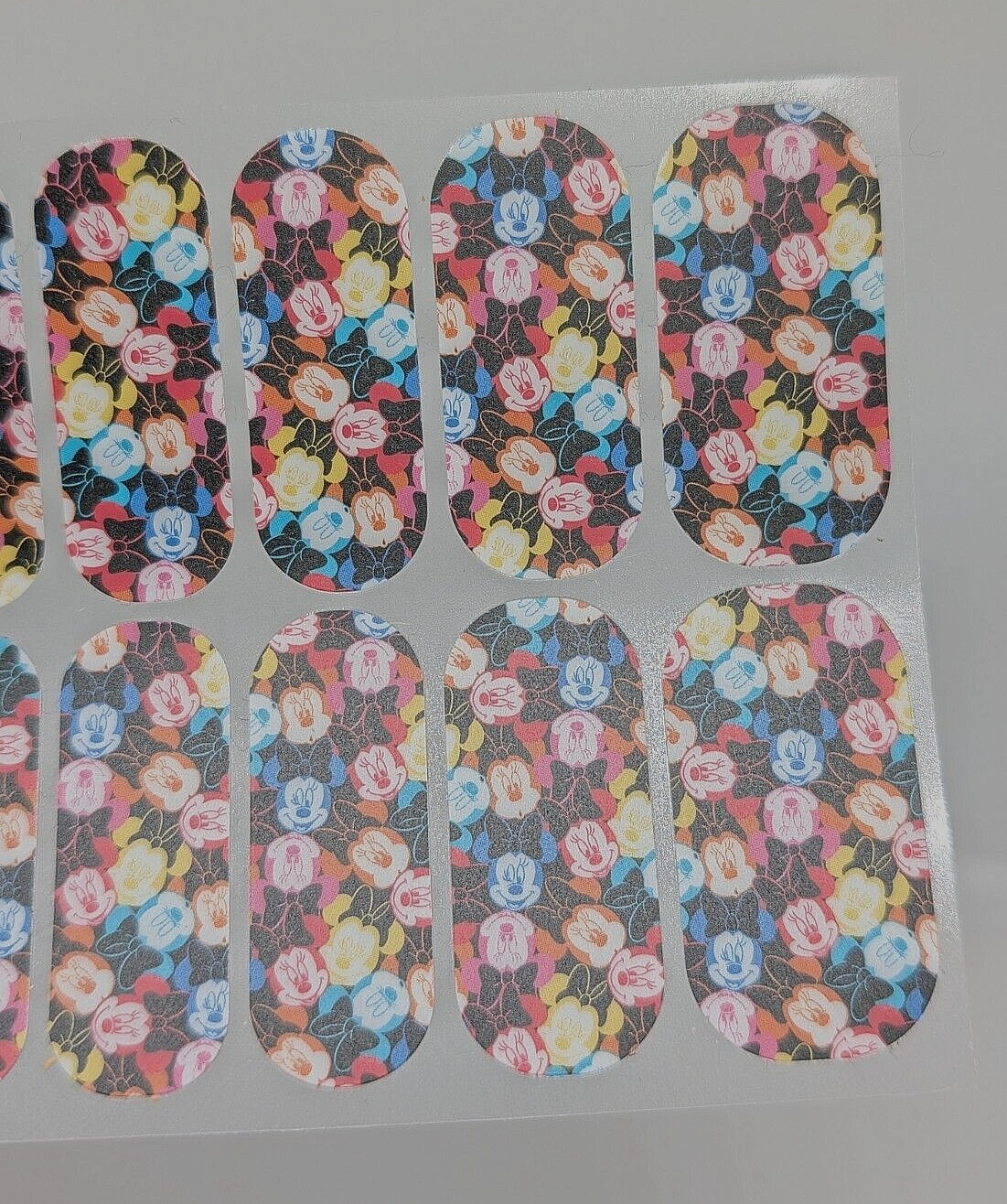 Jamberry Nail Wrap Disney Minnie Mouse “Color Me Minnie” Matte Color Full Sheet