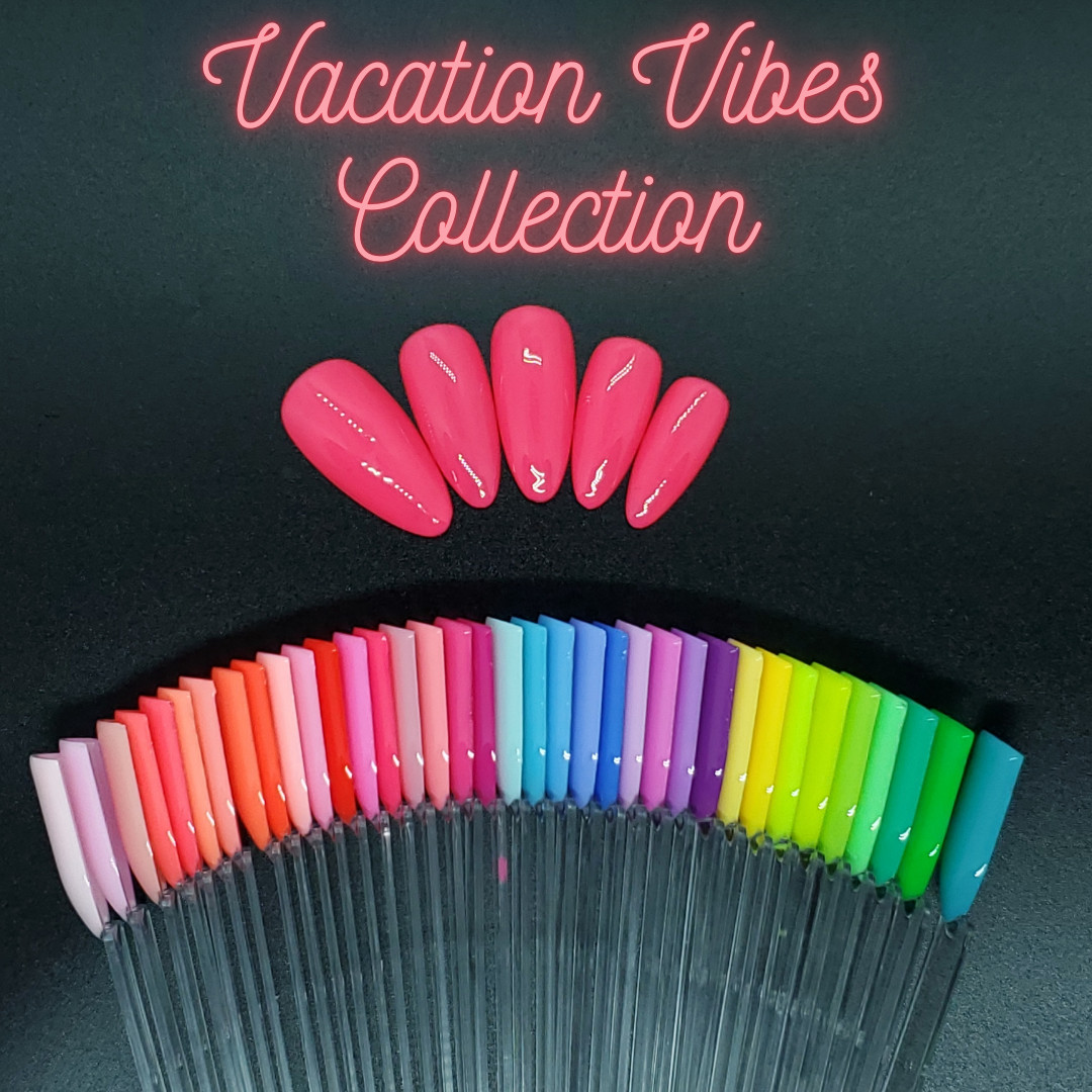 #415 Neon Pink Press On Nails | Handmade | Hard Gel Glue On Nails