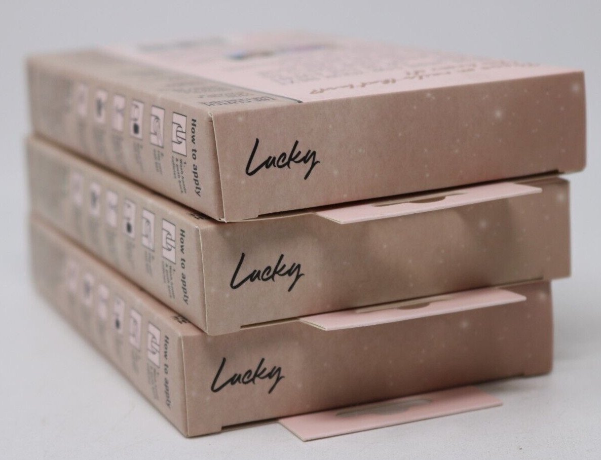 Clutch Nails Lucky Reusable Round Nails Long Lasting Press On Nails Kit 3 Boxes