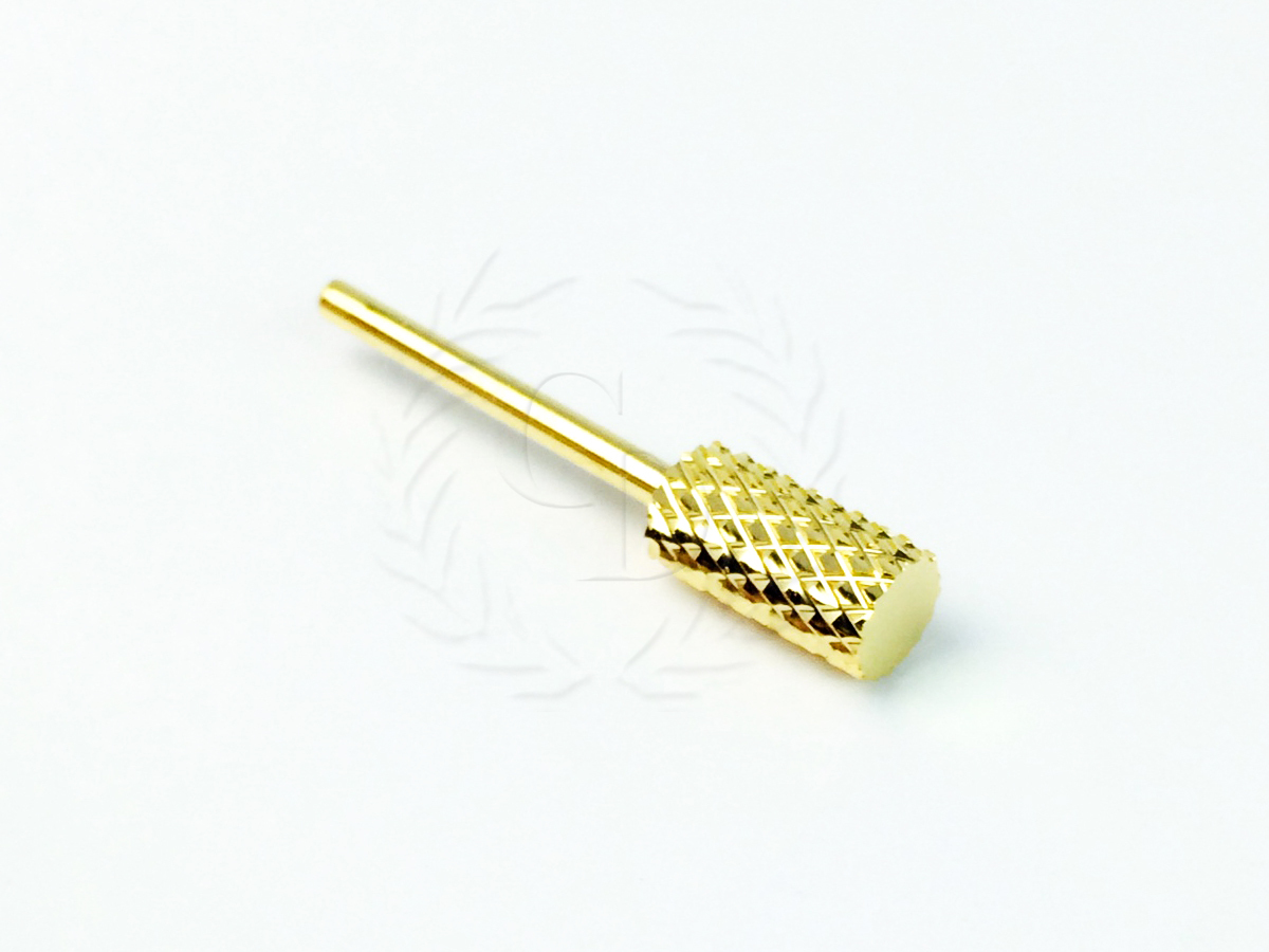 USA High Quality Nail CARBIDE Bit 3/32 Electric DRILL Gold Color 2X Extra Coarse