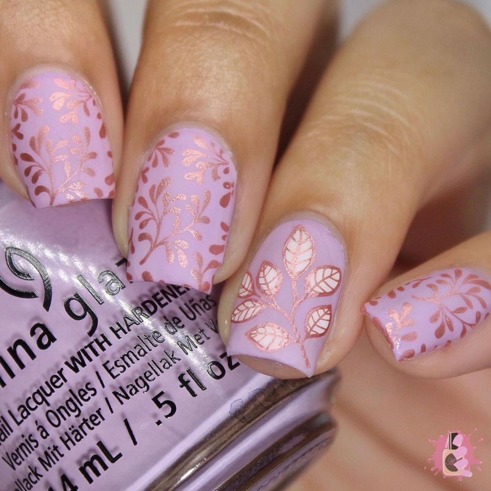 Roses are Gold Stamping Polish (Rose Gold), Nail Polish for Nail Art