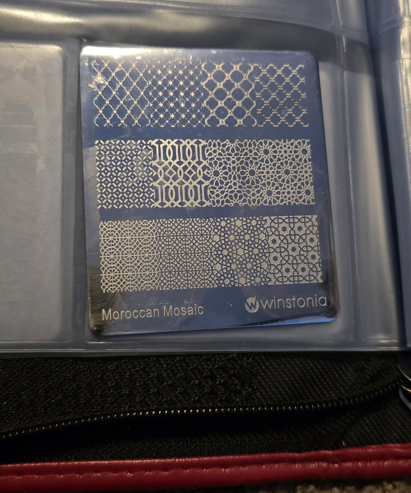Wistonia Bundle Nail Stamp Plate Organizer Binder With Plates Lot USED