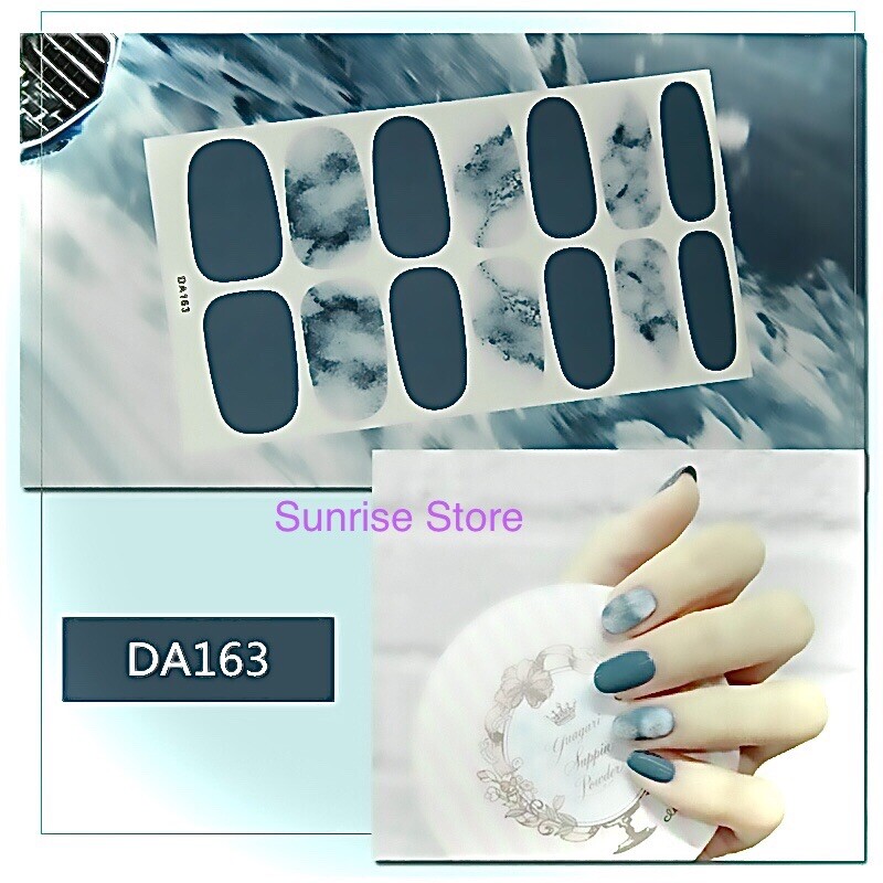 Nail Art Sticker Full Cover Nail Wraps Nail Strips Decals Manicure DIY