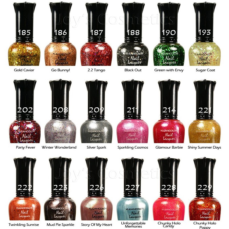 54 KLEANCOLOR Nail Lacquer (polish) ” Pick Your 54 Color” *Joy’s cosmetics*