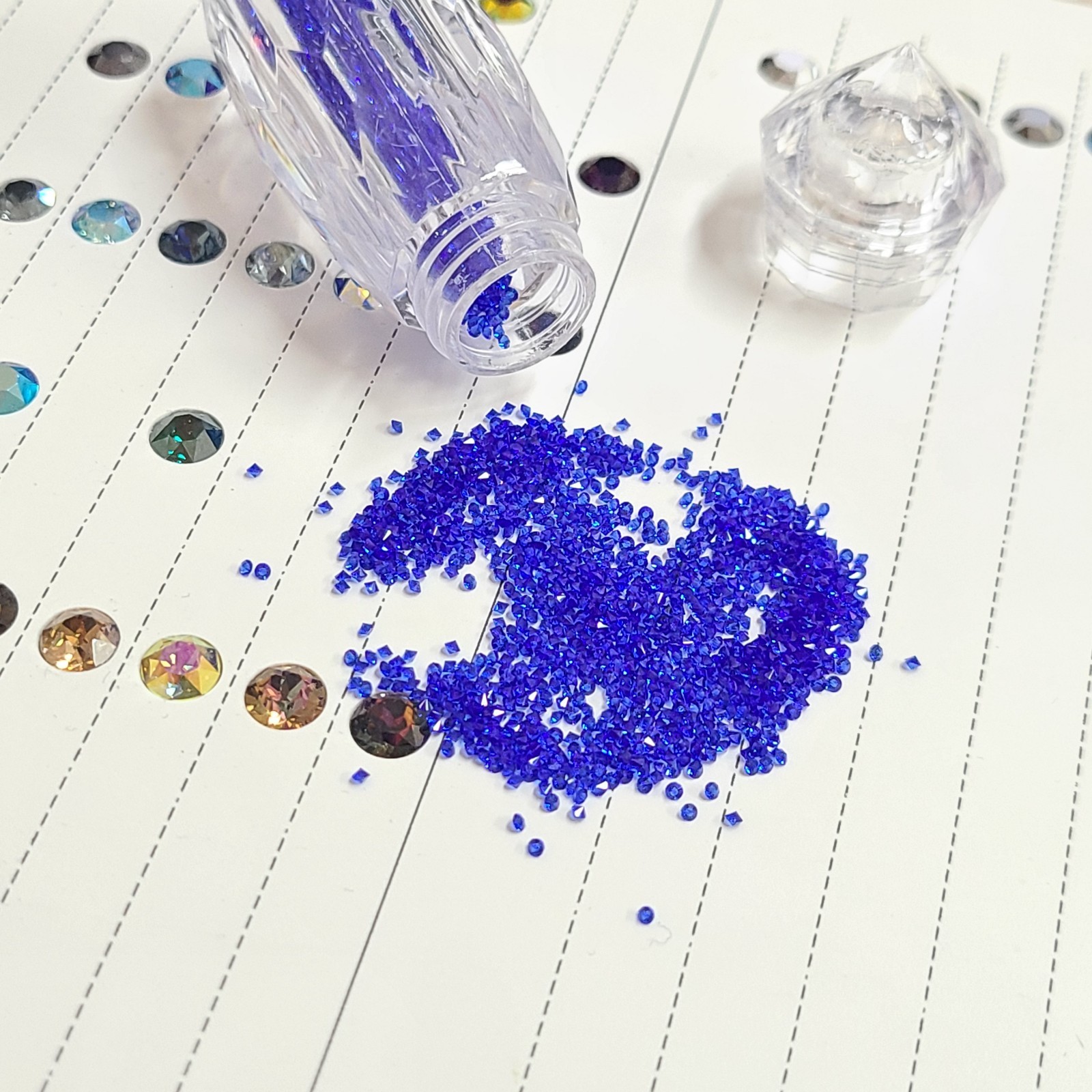 PP7 Pixie Edge Sapphire Micro Stones for Nail Art