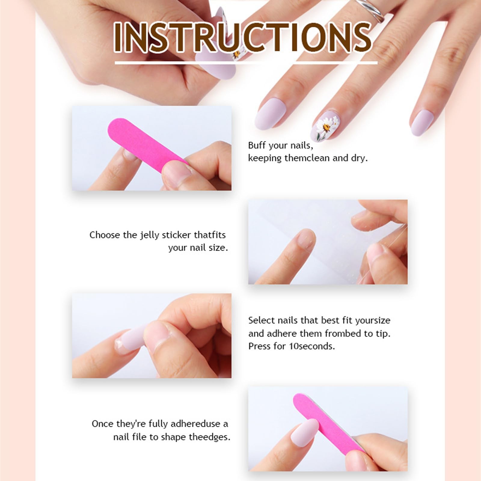 KASOICRA Medium Almond Fish Press On Nails