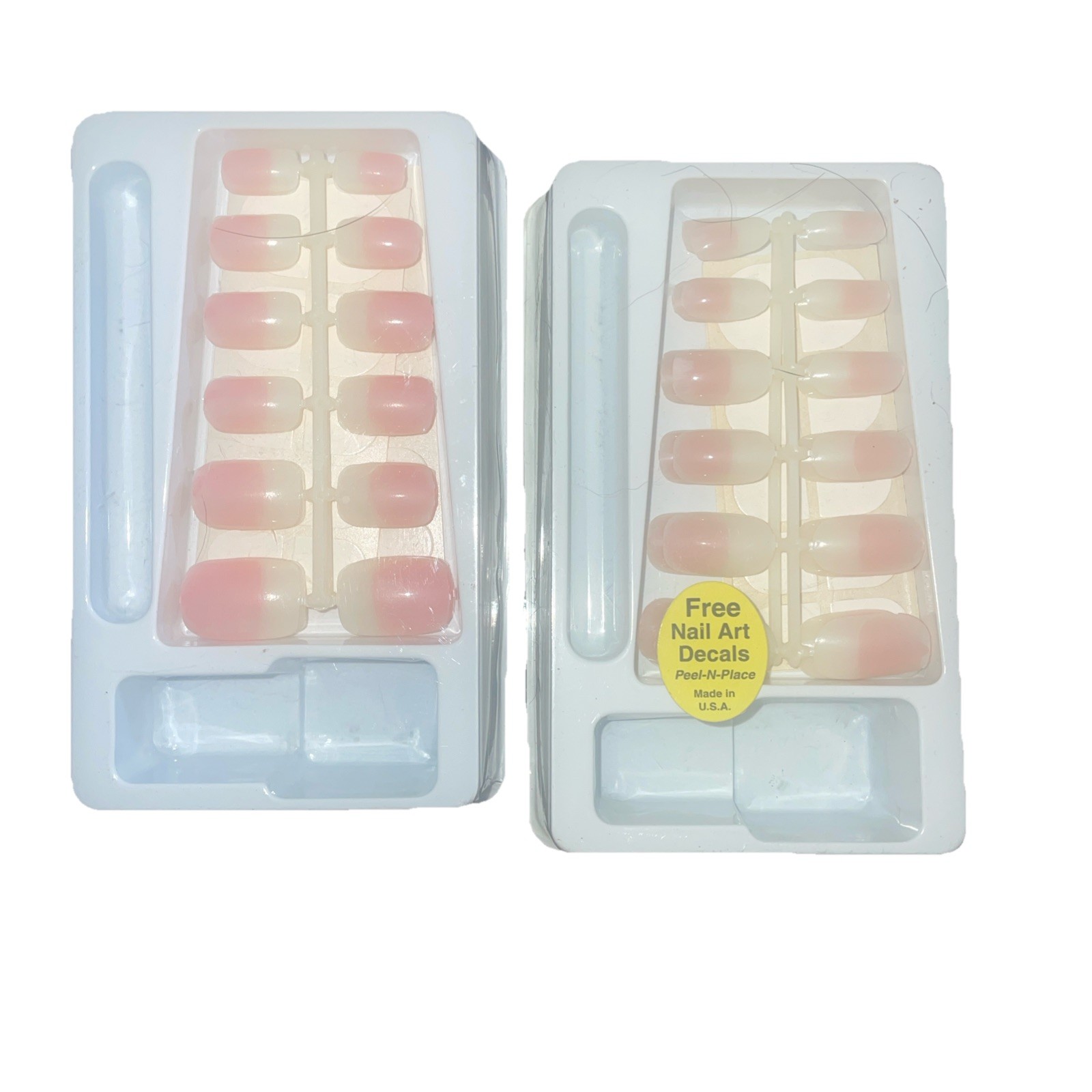 40 French Nails New No Glue Peel & Place