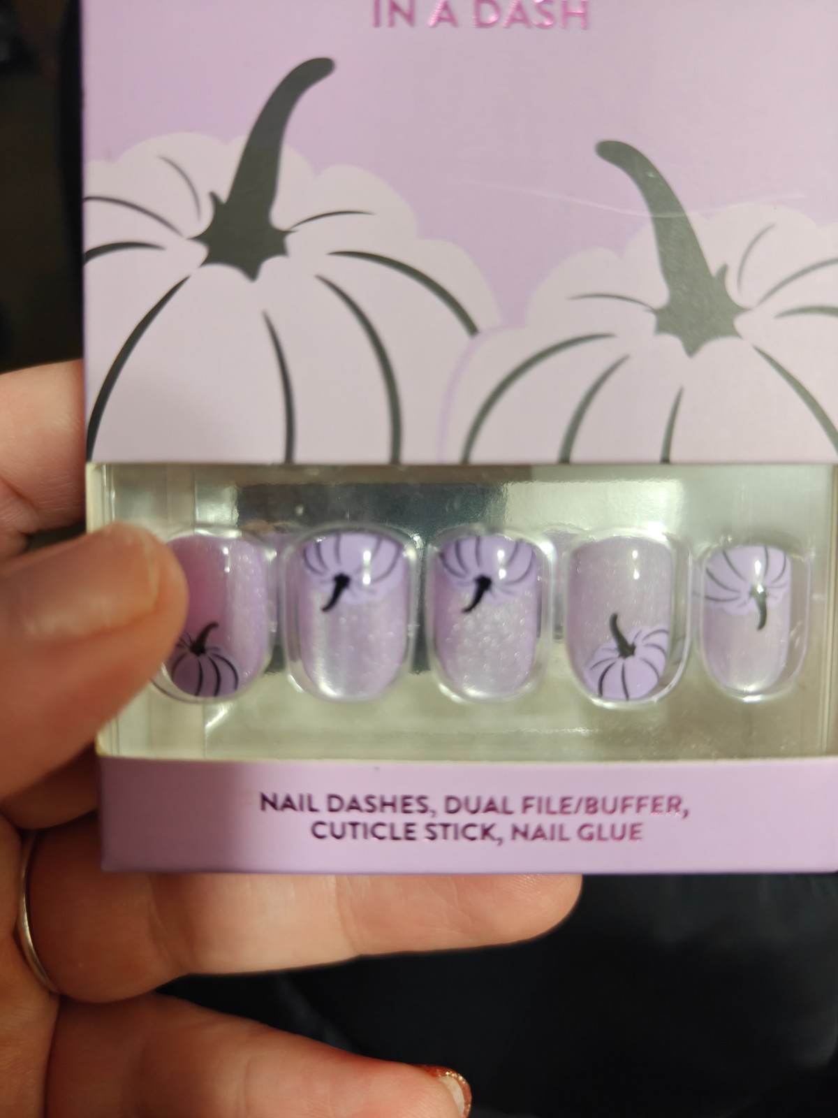 Red Aspen nail dashes bundle short nails