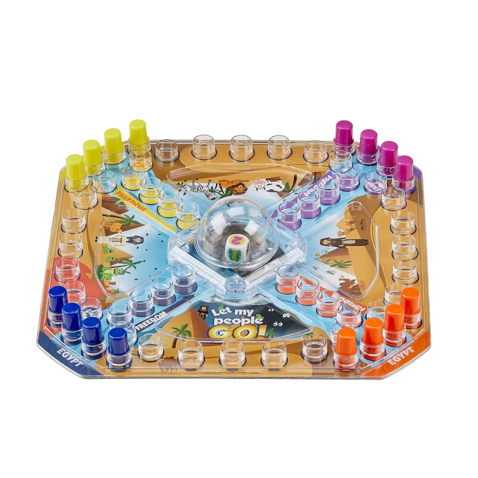 Rite Lite Let My People Go! Jewish Board Game Judaica Gifts for Medium, White