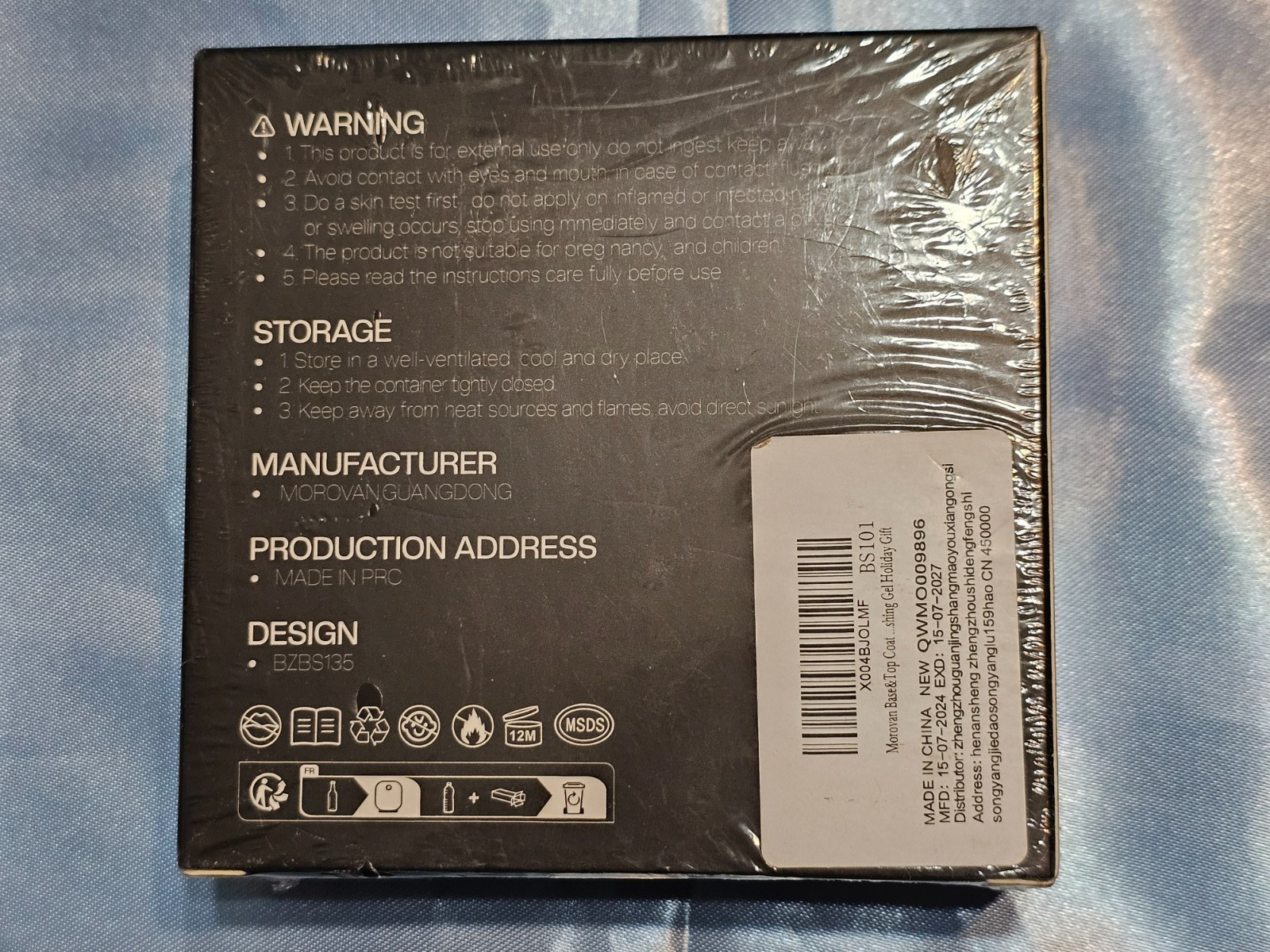 MOROVAN PROFESSIONAL NAIL SYSTEM – NAIL ART KIT – NEW – FACTORY SEALED