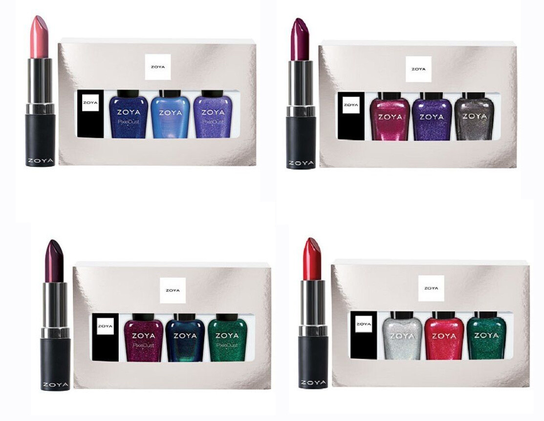 ZOYA Three Mini Nail Polishes & a Lipstick. Buy 2 or More Get 10% Discount.