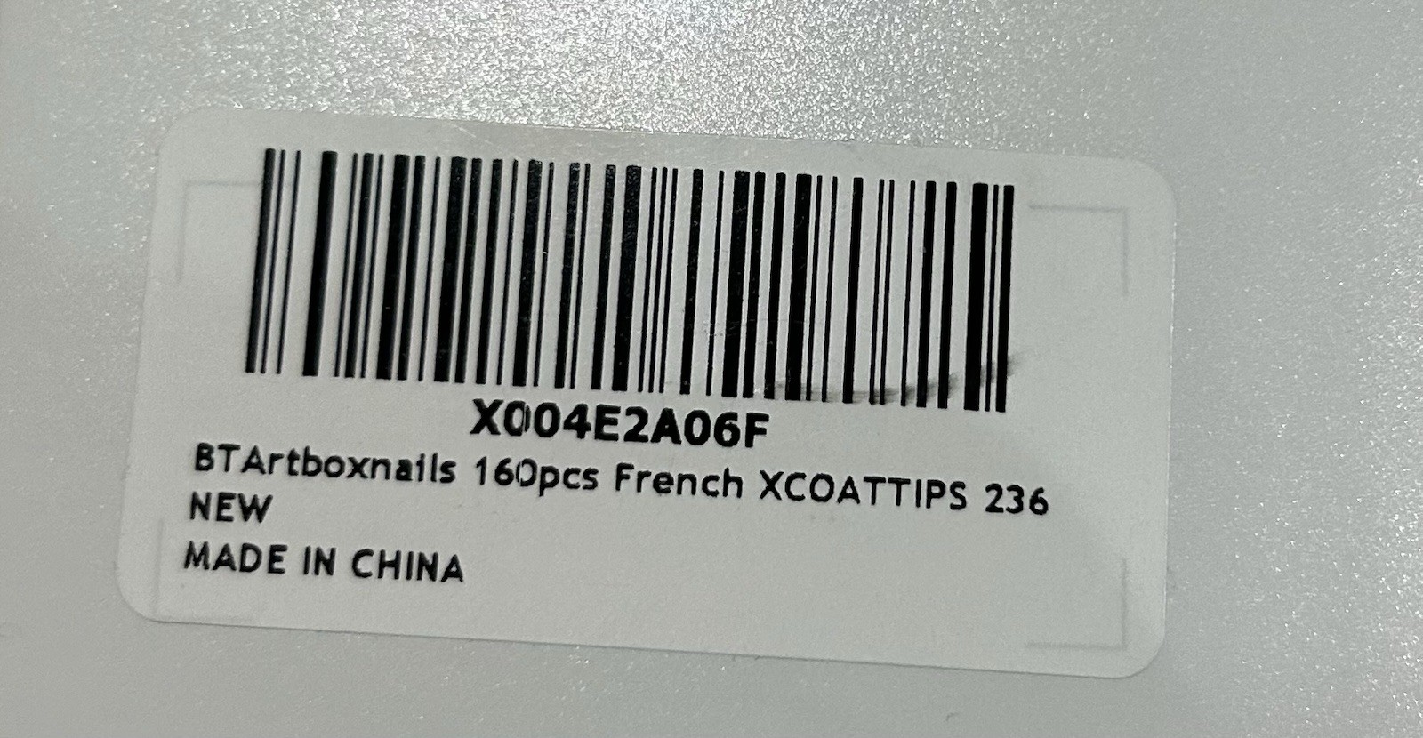 X Coat Tips French Tips Short 160pcs Quick-Drying BTMMA Material Short Square