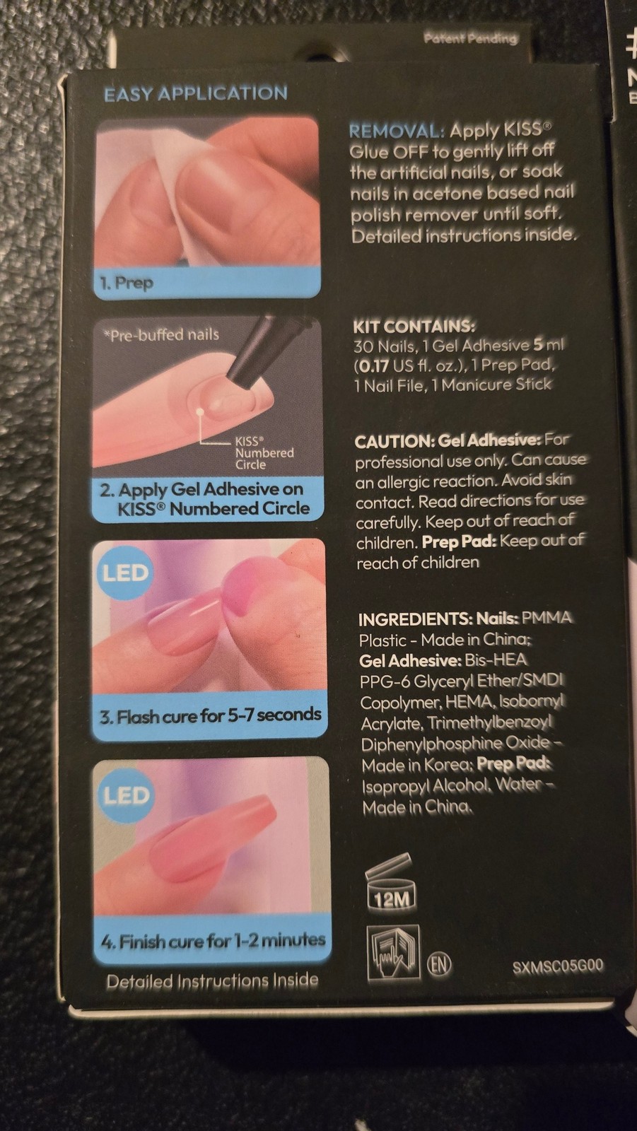 3 Pack KISS Salon X-Tend LED Soft Gel Nail Extension Sculpted 30 Ct Ea 91580