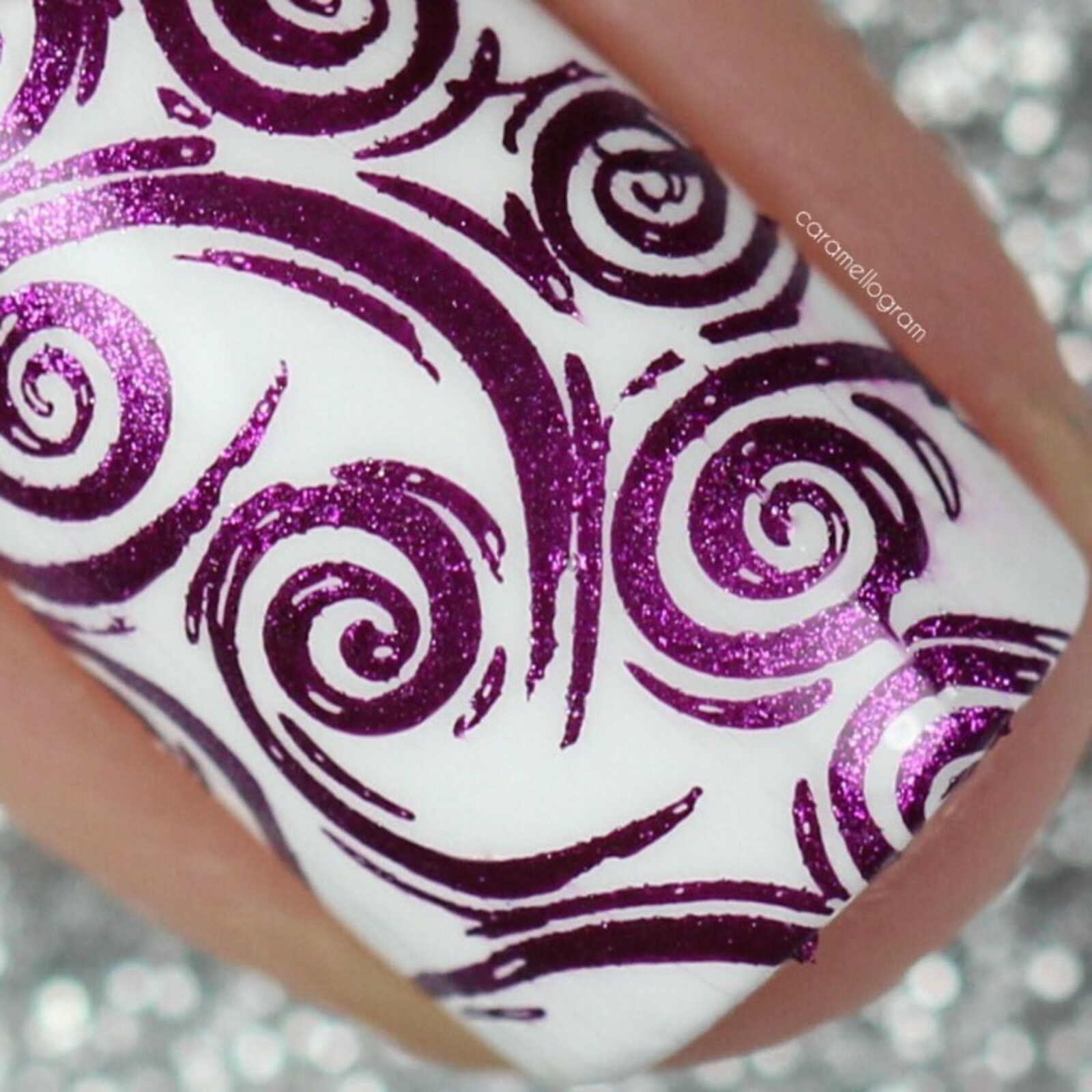 Looking for a Star Stamping Polish (Metallic Dark Purple), Nail Polish, Nail Art