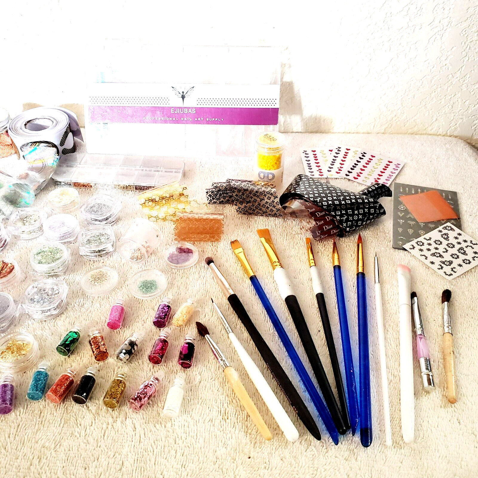 Manicure Nails Glitter Acrylic Gel Make-up Crafts Resin Embellishment Lot