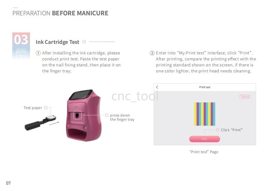 3D Touch Screen Nail Printer APP DIY Auto Nail Art Printing Machine w/ Gel Dryer