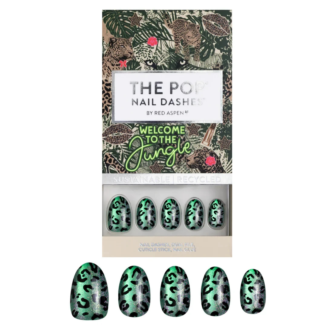 Red Aspen Press On Nails- Winona’s Wildest Dreams Short Almond Cat Eye