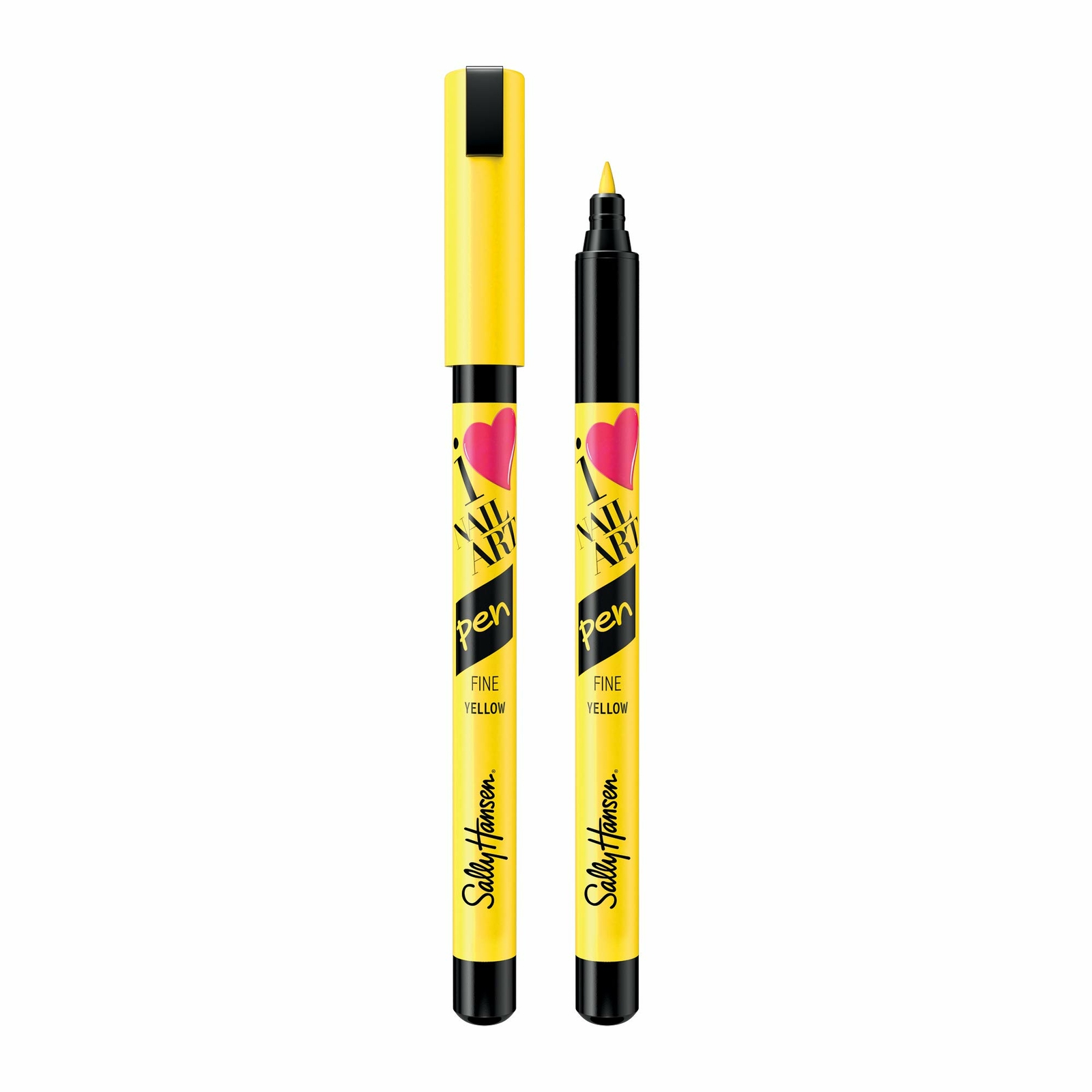 2 PACK Sally Hansen Nail Art Pens Yellow 320 0.04 Fluid Ounce