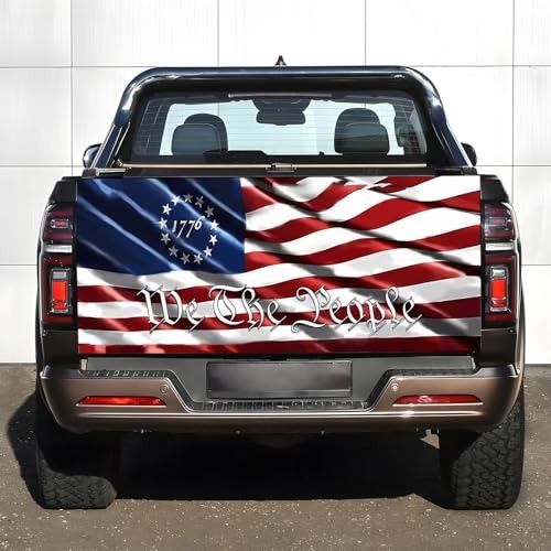 Truck Tailgate Wraps Decal – 66×23.6 in American Decal Graphics We The People
