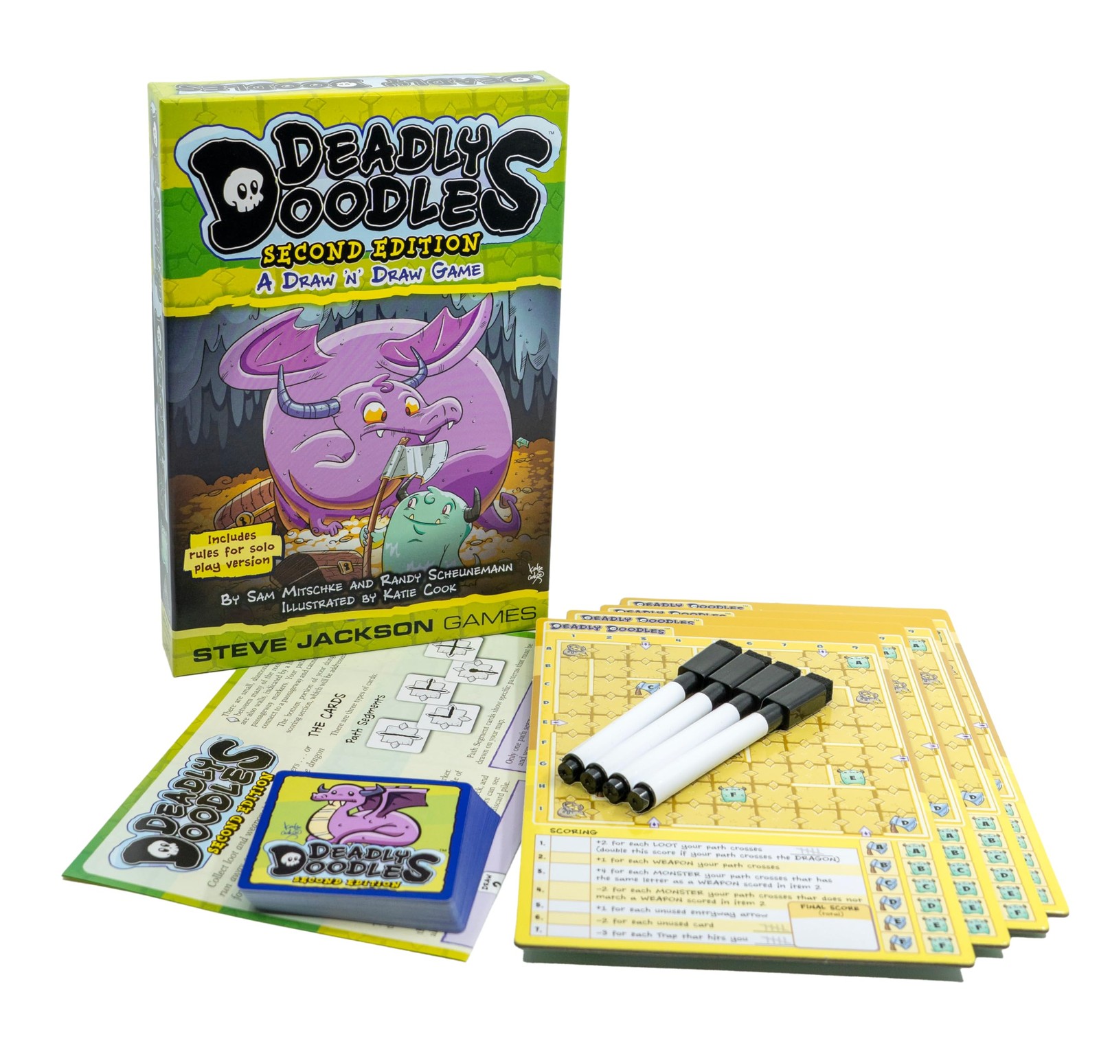 Steve Jackson Games – Deadly 10 inches x 10 x 2 inches, Not Applicable