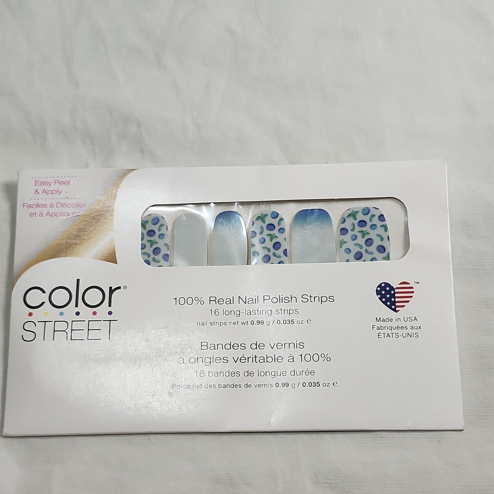 Color Street Lot of 5 Nail Polish Strips Glitter Floral Multicolor Long-Lasting
