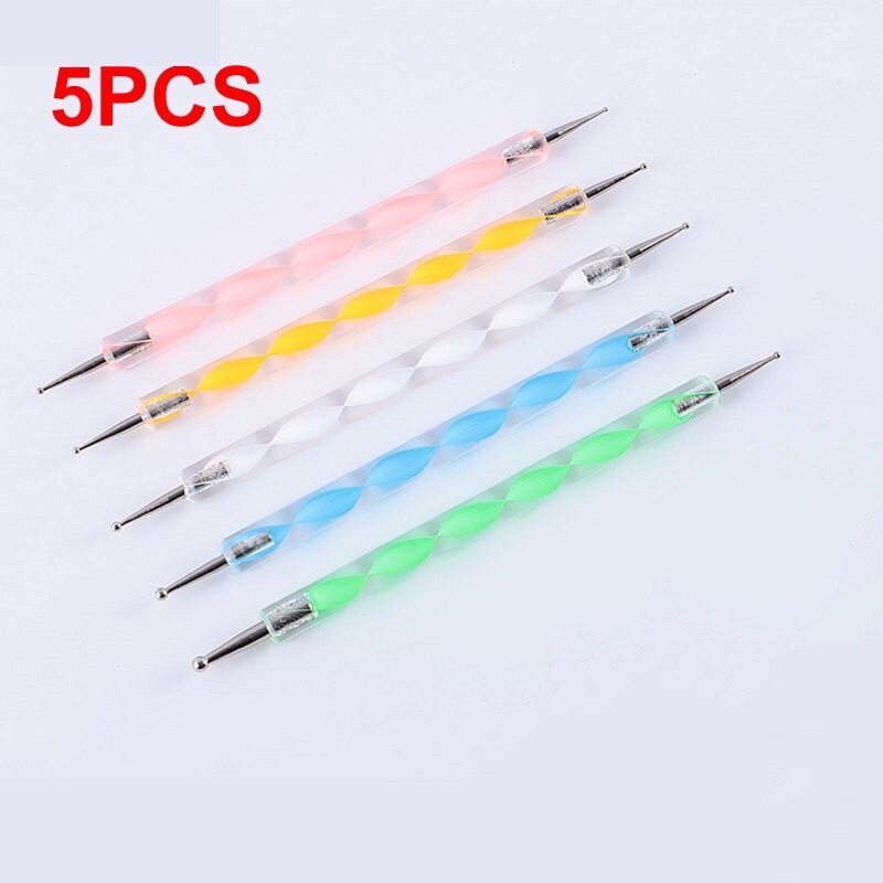 Brush Gel Nail Polish Art Set Dotting Painting Drawing Brushes Pen Tools 20pcs.
