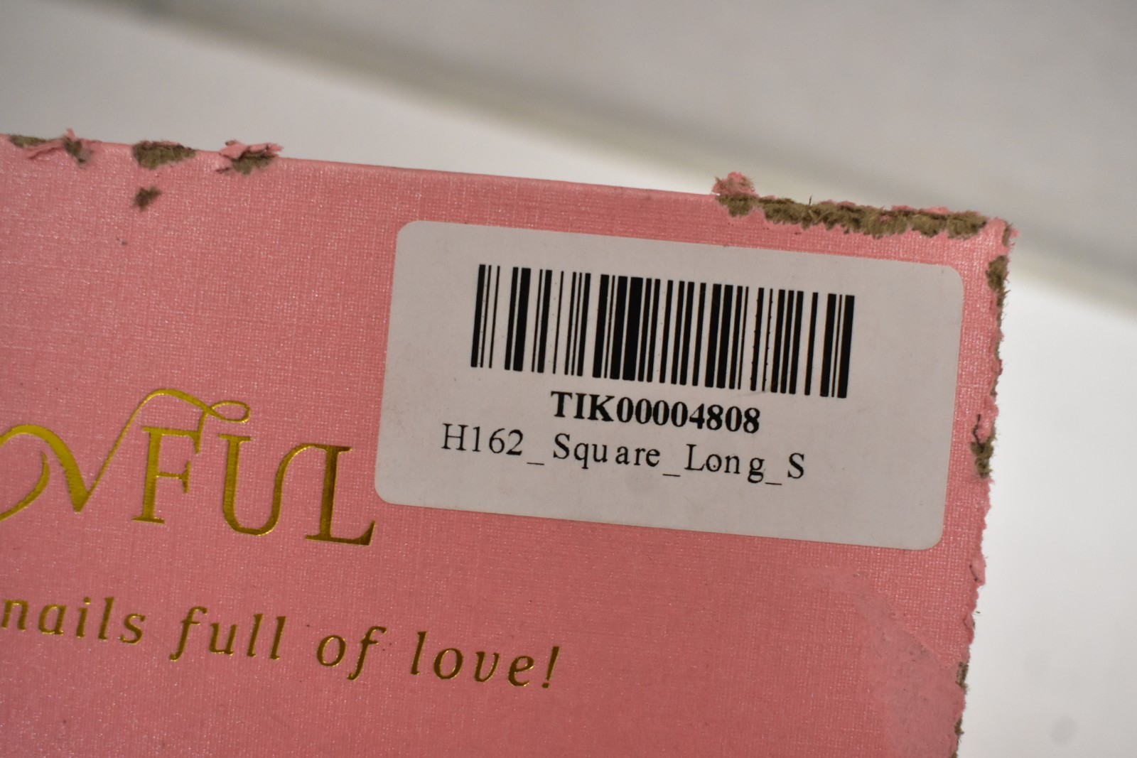 Lovful Square Long 10 Piece Handmade Acrylic Press On Nails Art Christmas Set