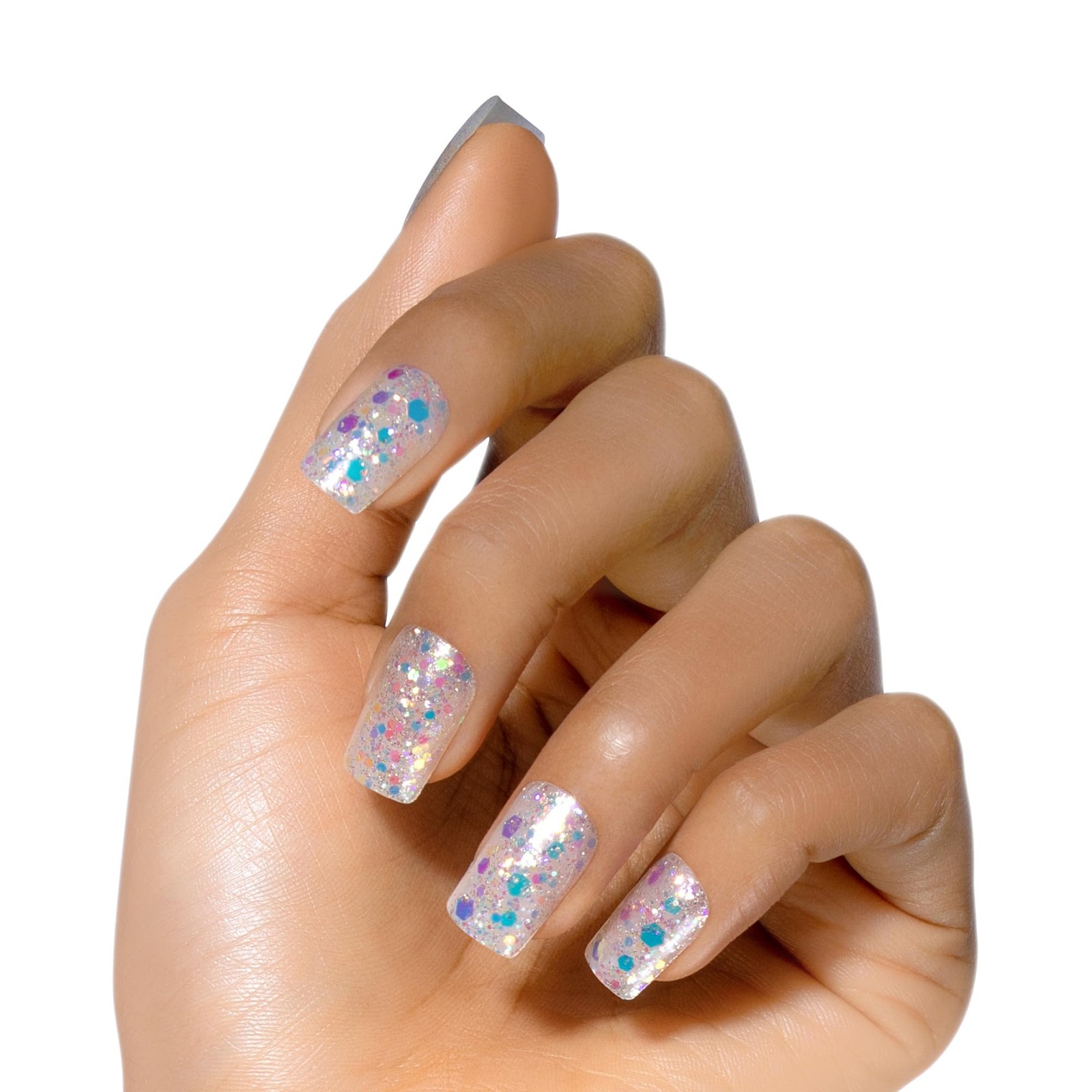 Gel Fantasy Allure Press On Nails, Ready to Wear, 3D Design, Waterproof, Pink…