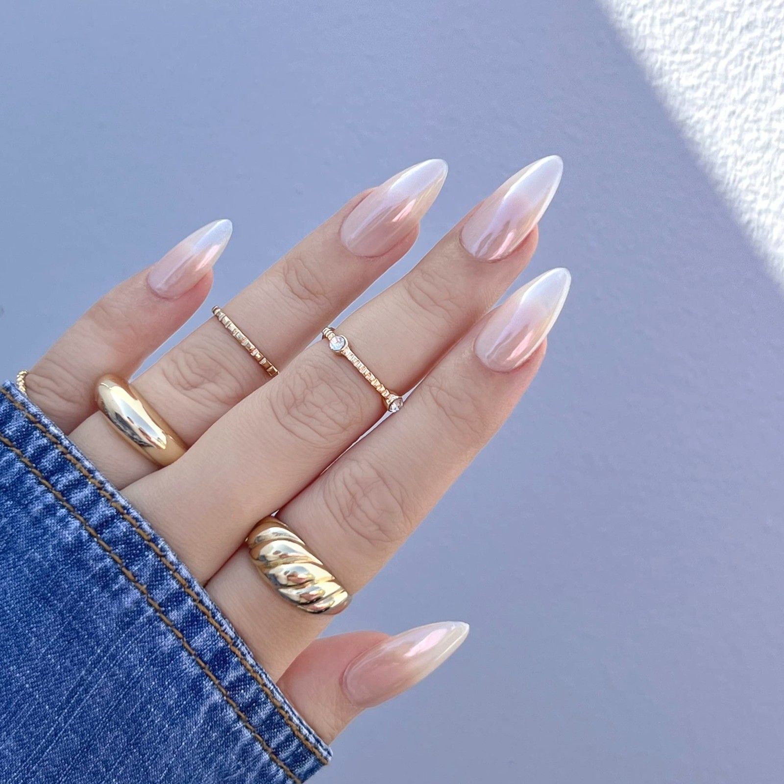 Magic White Nail Chrome Powder 1g – Pearlescent Glazed Donut Nail Art DIY Decor