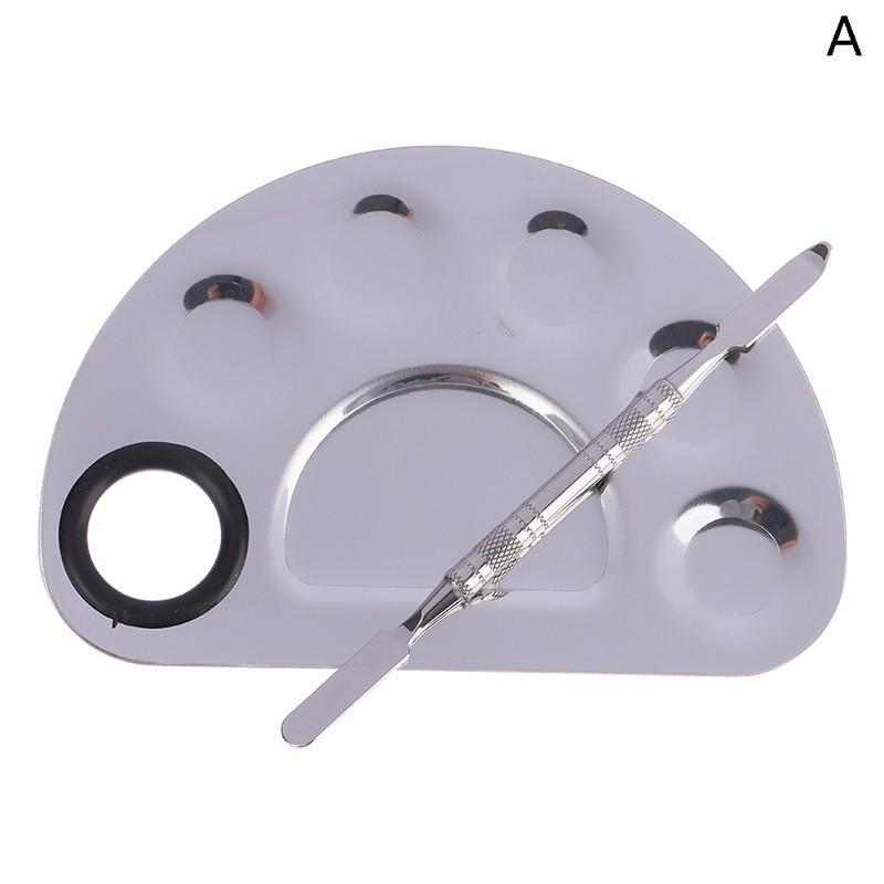 Makeup Mixer Nail Art Polish Mixing Plate Foundation Eyeshadow Mixer Palette