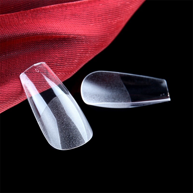 360PCS Medium Oval Coffin Square Acrylic False Nails Full Cover Extension Tips