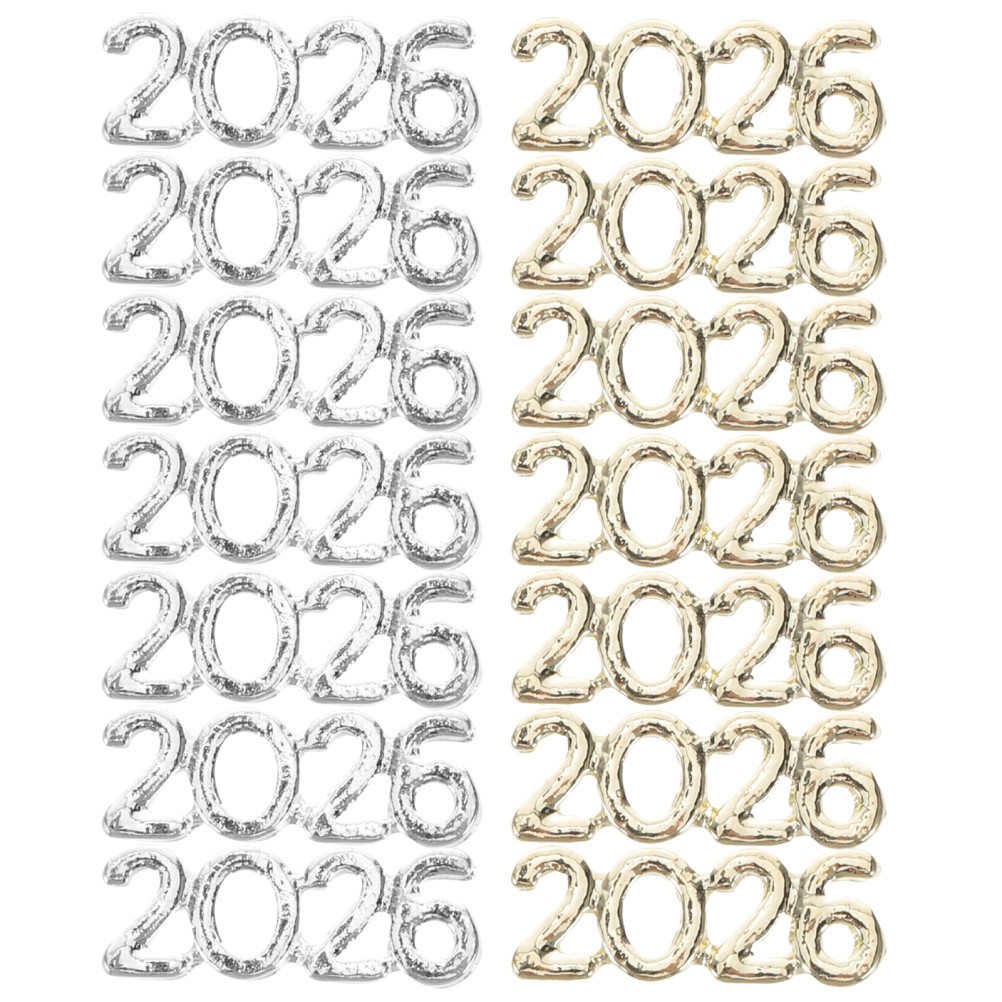 100 Pcs 2026 Manicure Metal Nail Charms Fingernail Embellishments