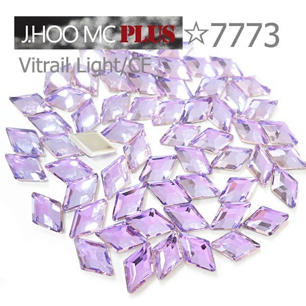 J.HOO Crystal 7773 Diamond Shape Flat Back Rhinestones 9.9×5.9mm Nail Art (8pc)