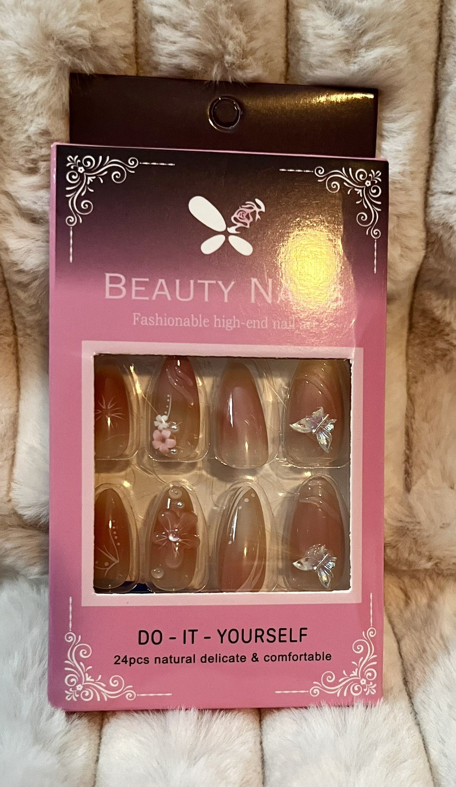 Press-On Nails Set – 24pc Multiple Sizes/Styles Will Bundle Ship – One Flat Rate