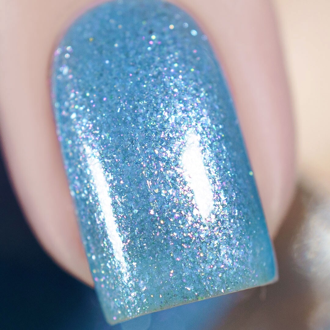 Hero Below Zero Regular Polish (Light Blue Shimmer), Nail Polish for Nail Art