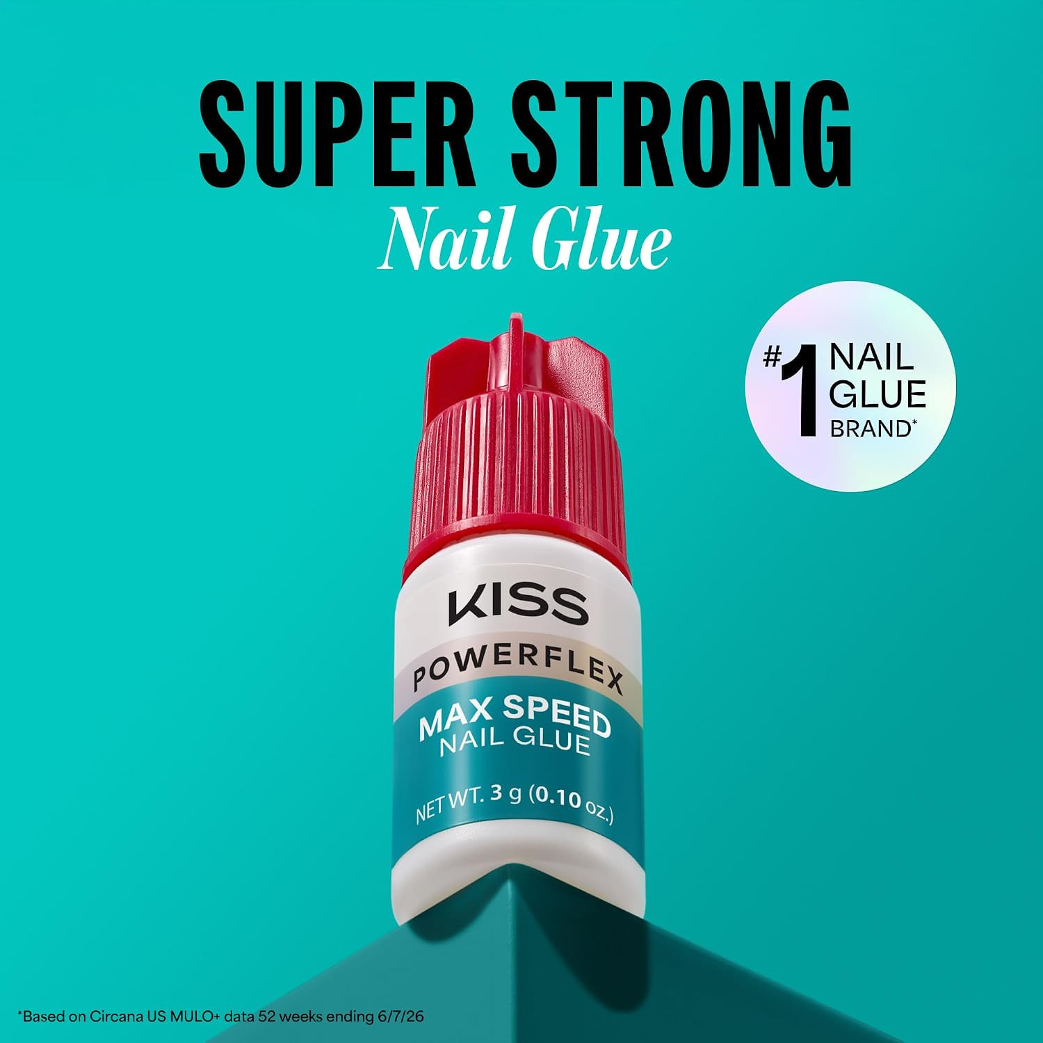 Powerflex Maximum Speed Nail Glue – Fast Drying Adhesive for Glue-On Nails & Rep