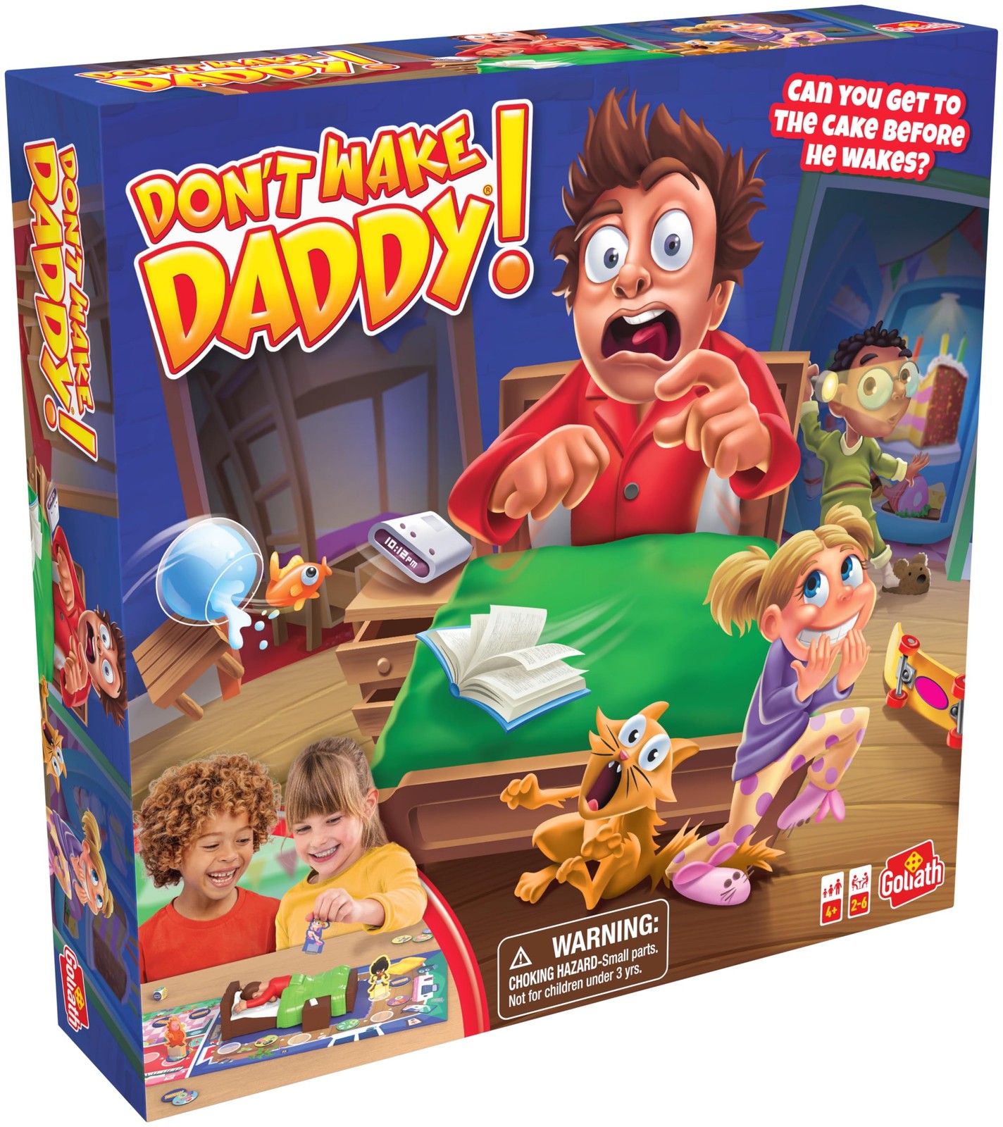 Goliath Don’t Wake Daddy Board Game | Surprise 26.25 cubic inches, Multicolor
