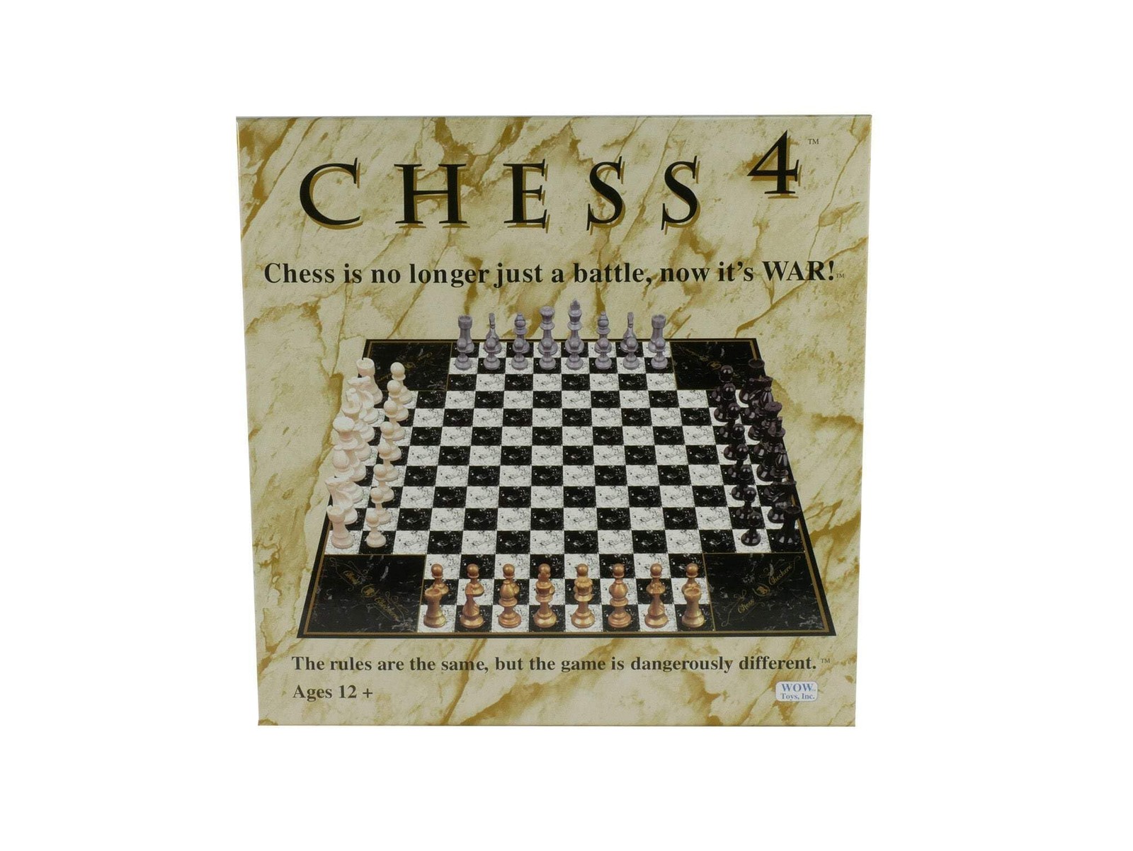 John N. Hansen: Chess 4, Black 20″ x 20″,
