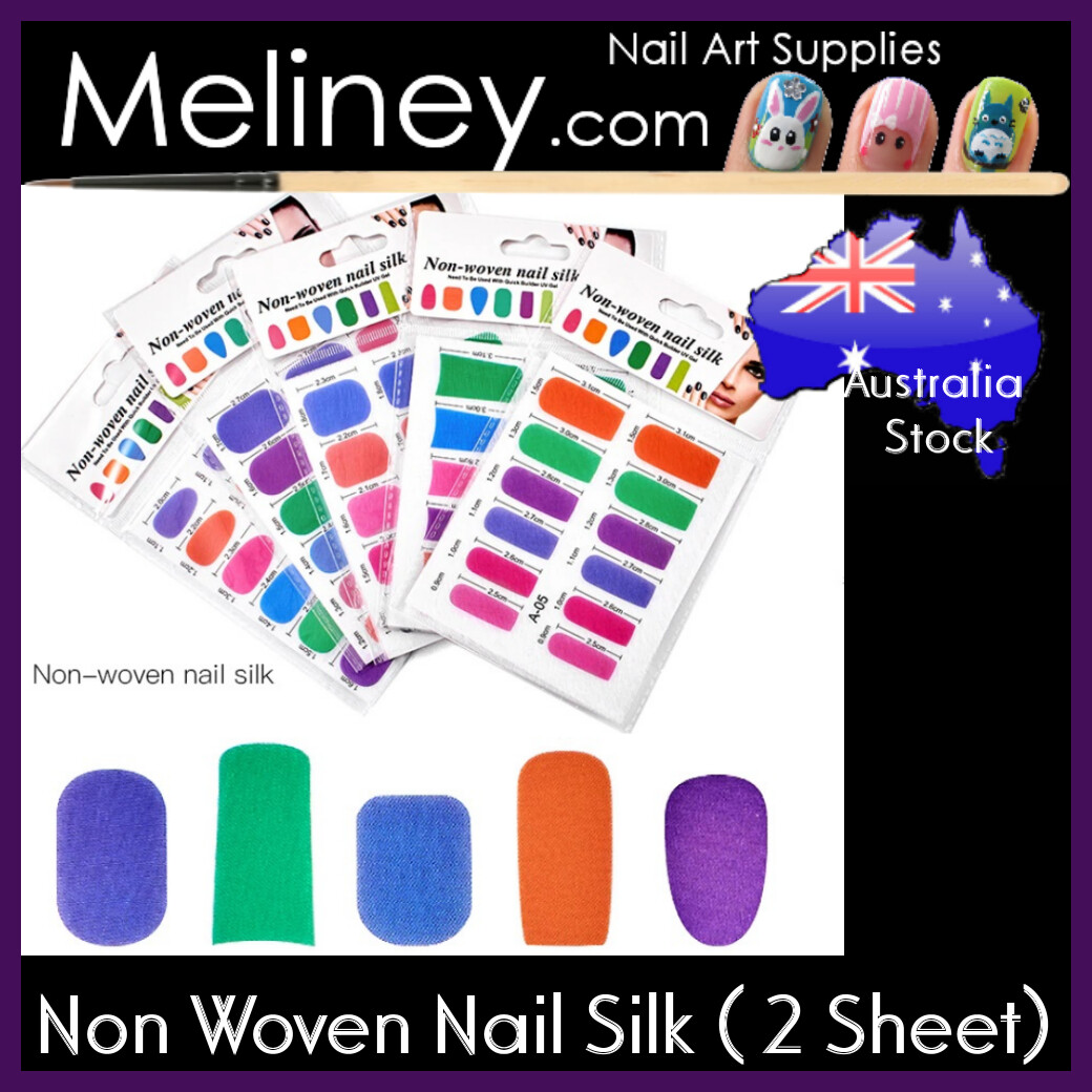 Non Woven Fiberglass Nail Silk Wrap Extension Nails Repair Precut Tip Fiber Gel