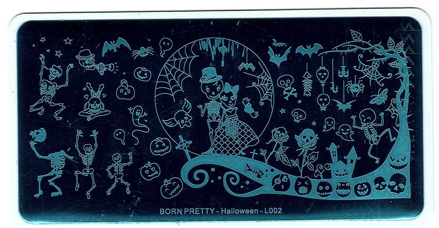 Halloween Designs Nail Art Stamping Stainless Steel Template Stencil Image Plate