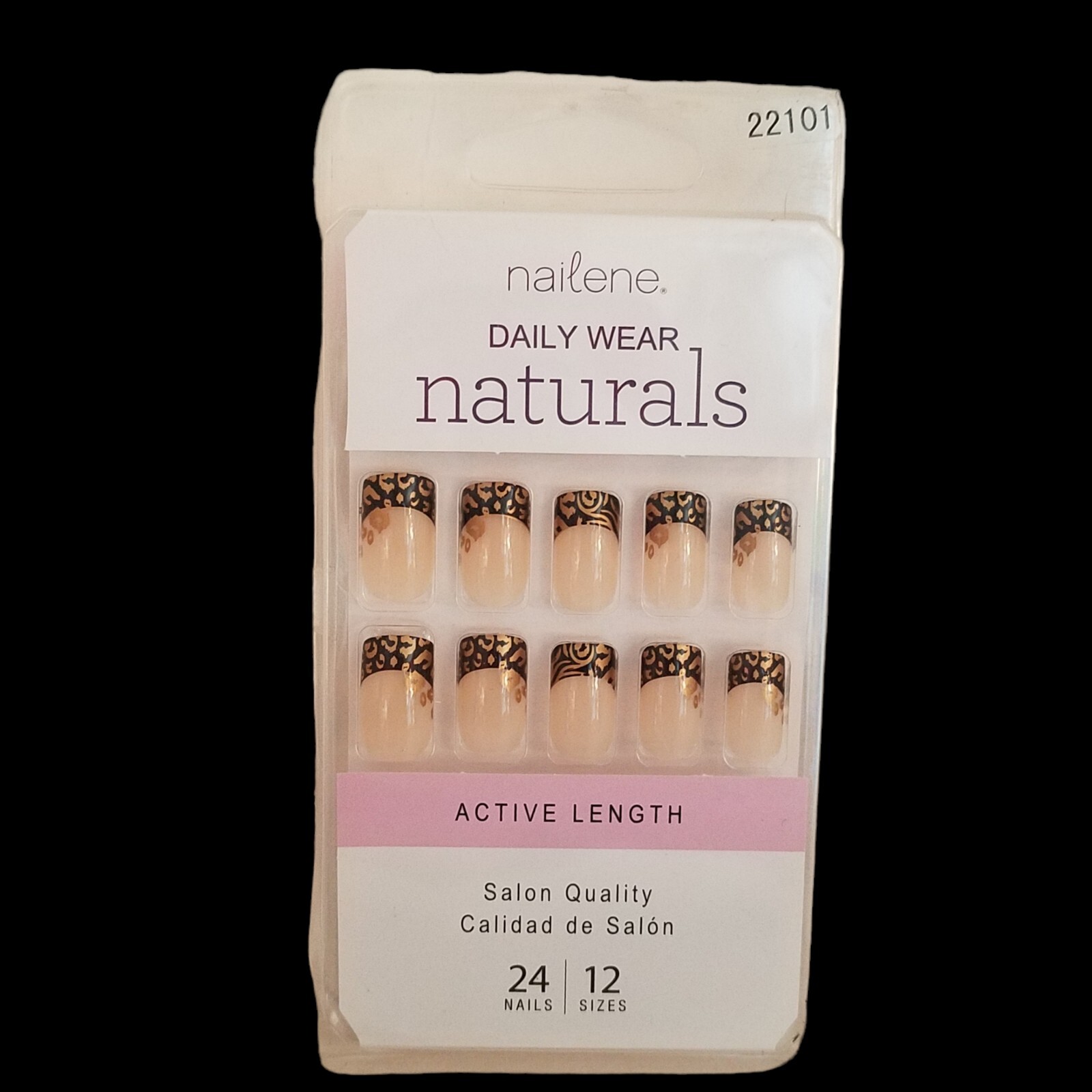 Nailene DAILY WEAR NATURALS Active Length Salon Quality 24 Nails 22101