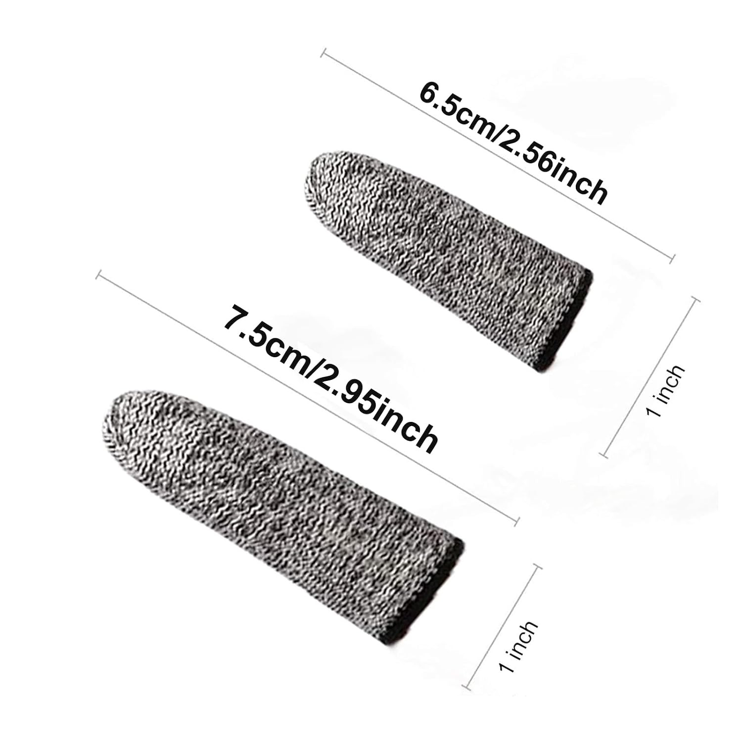 40 PCS Finger Cots Cut Resistant Protector, Finger Covers for Cuts, Gloves Life