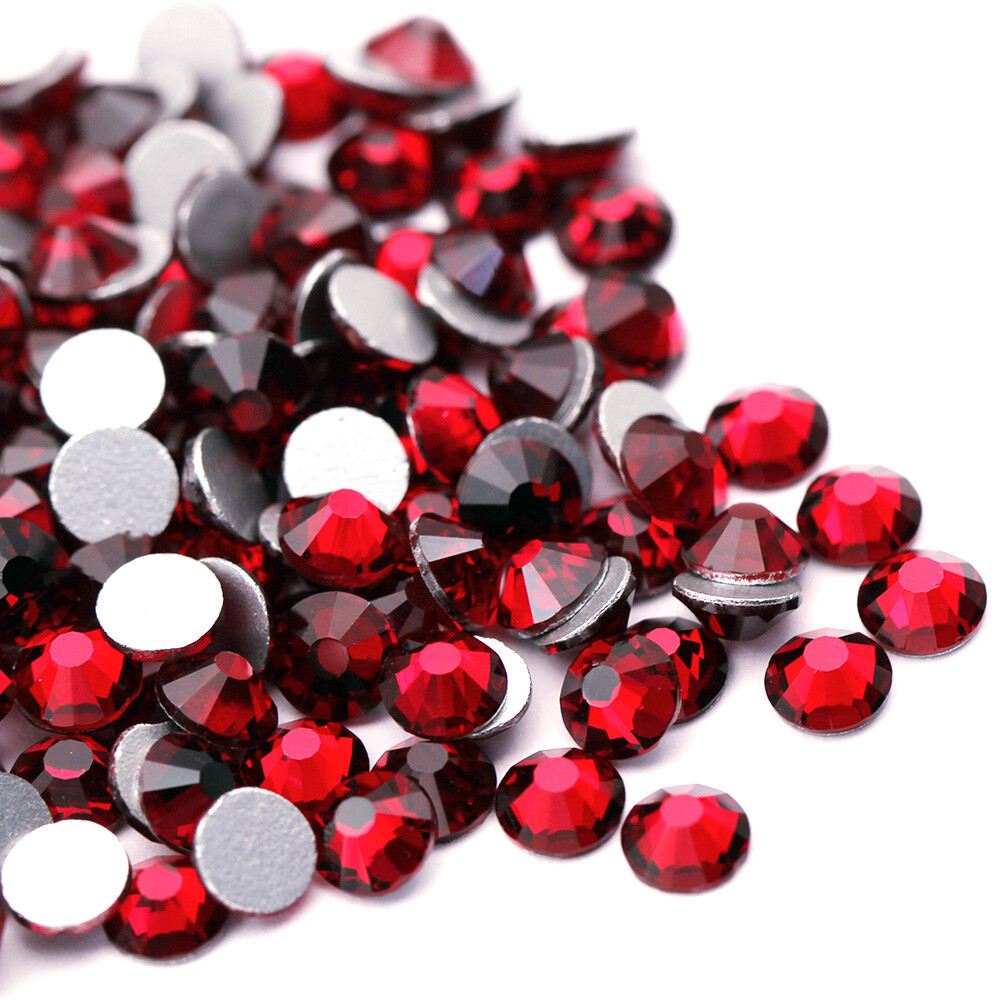 288 720 1440 pcs Crystal Siam Nail Art Rhinestons Flatback 3D Nails Decoration