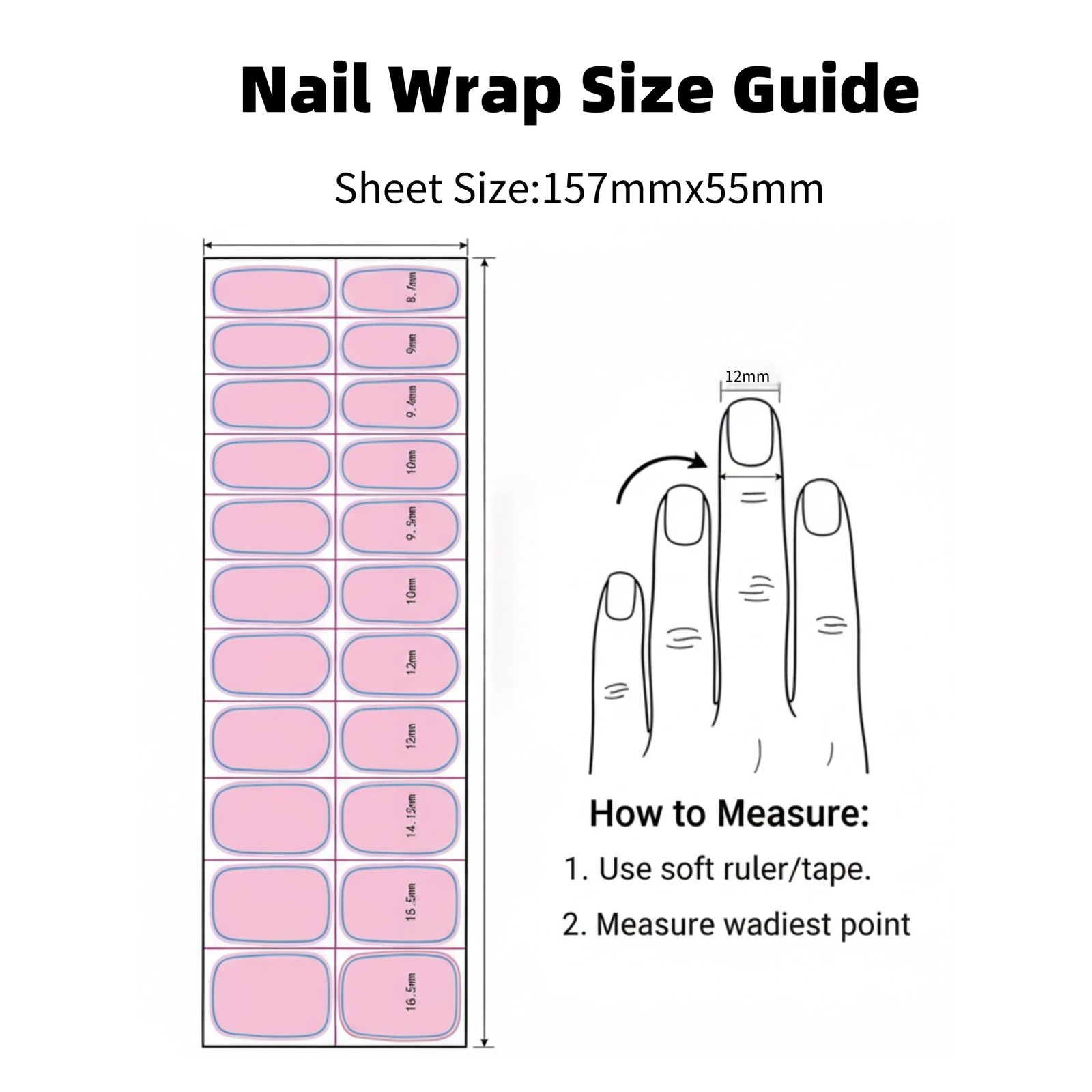 SIUDXA Luxurious Solid Color UV Nail Stickers | Semi-Cured Gel Nail Stickers …