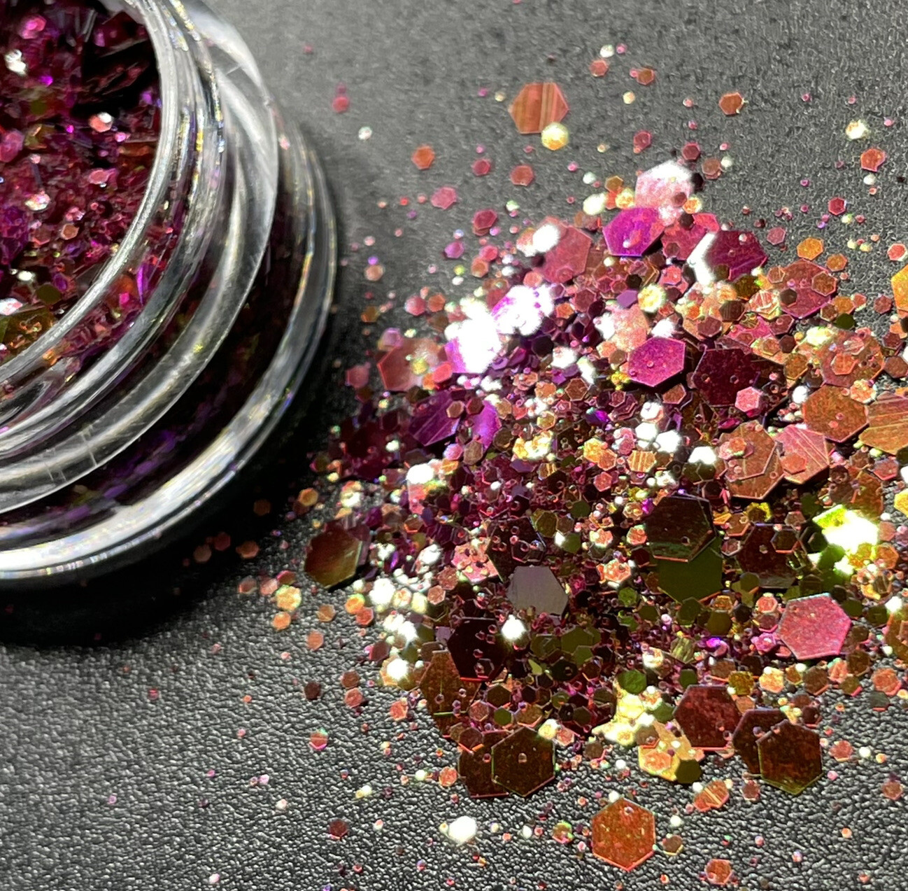 Nail Art Decoration Glitter Iridescent Sequins Laser Foils Flakes Nail Tips