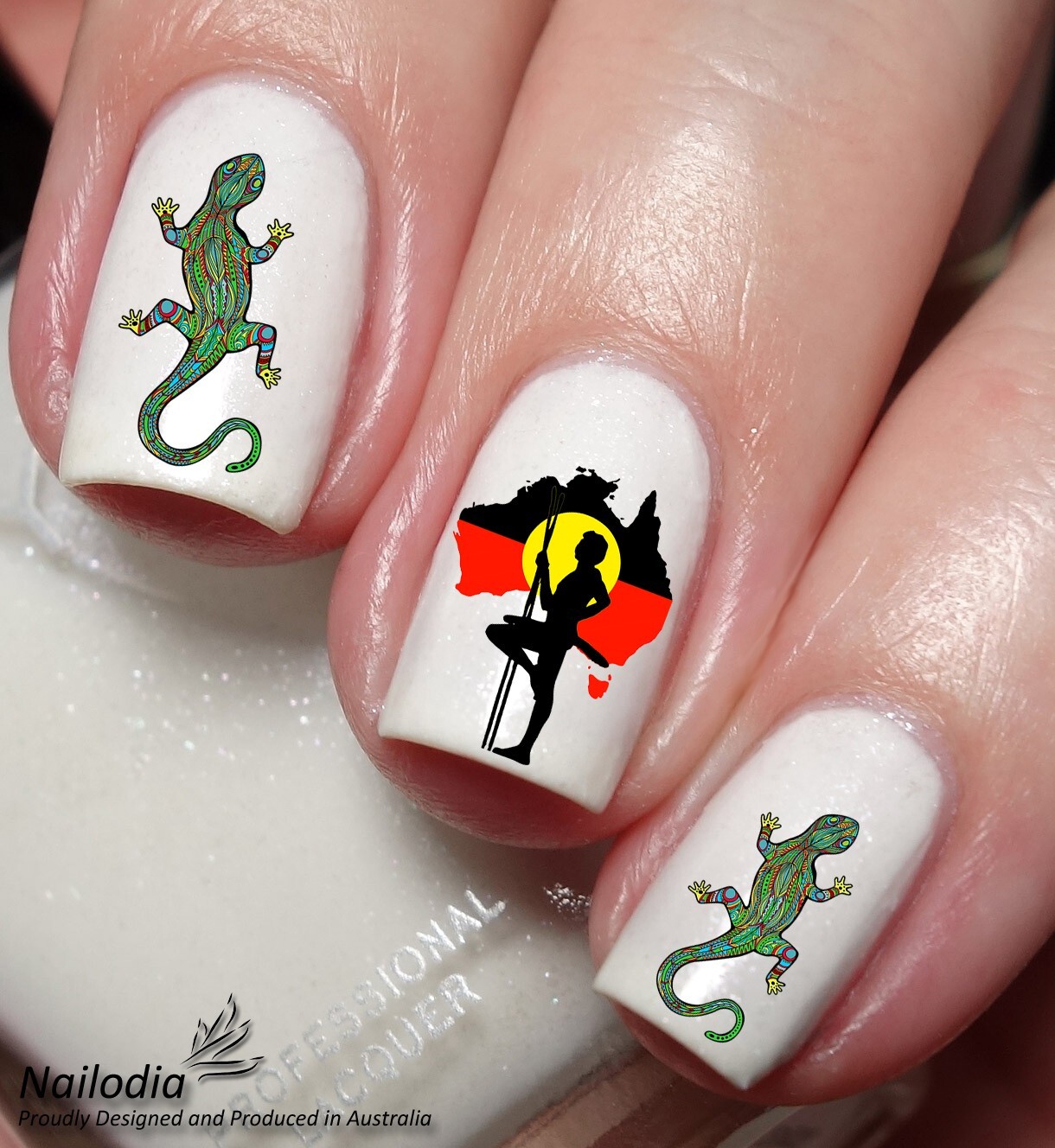 Aboriginal Australia Paint Nail Art Decal Sticker Water Transfer Slider