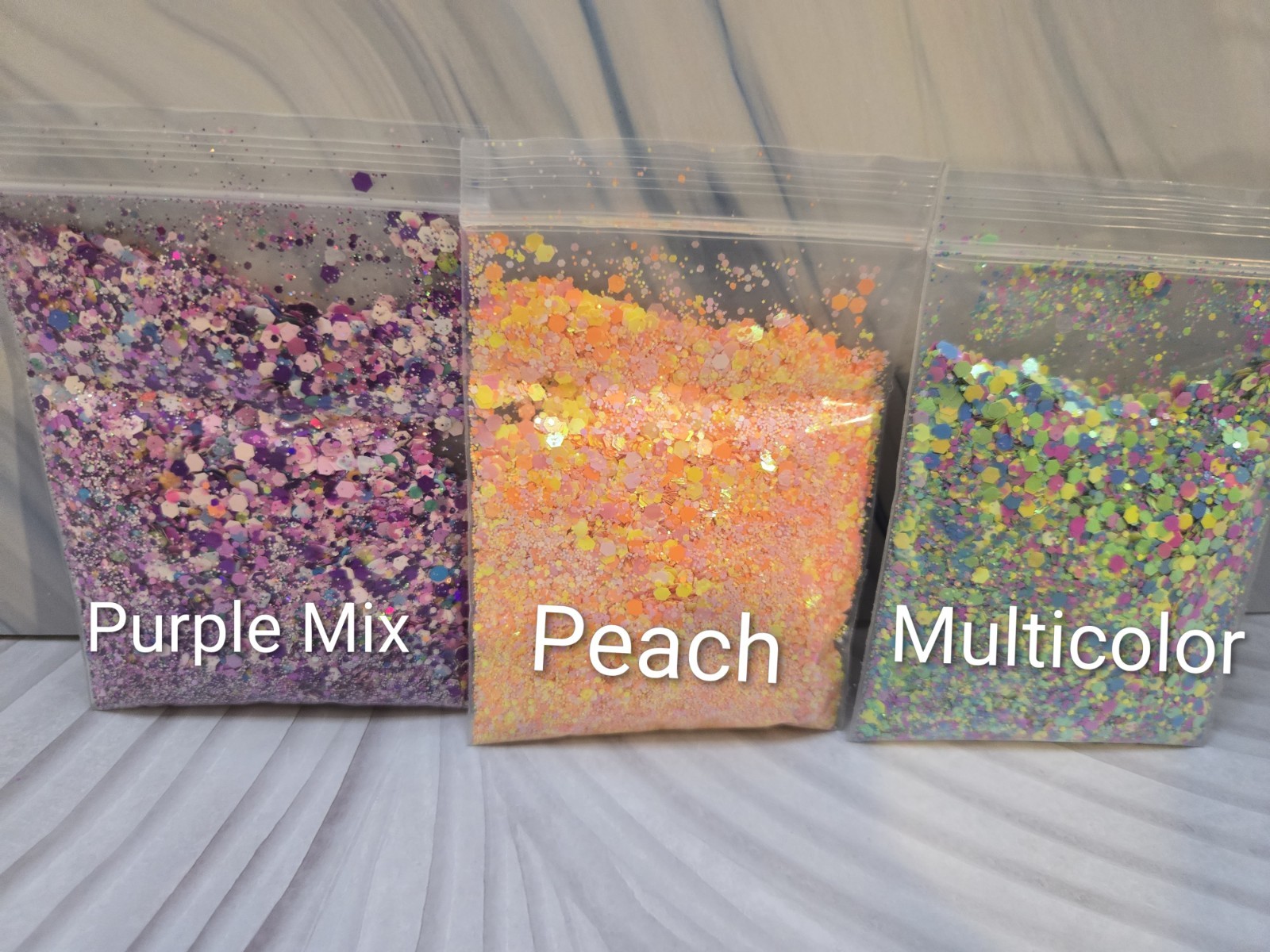 Solvent Resistant Hexagon Shape Glitter |Crafting or Nail Art Glitter