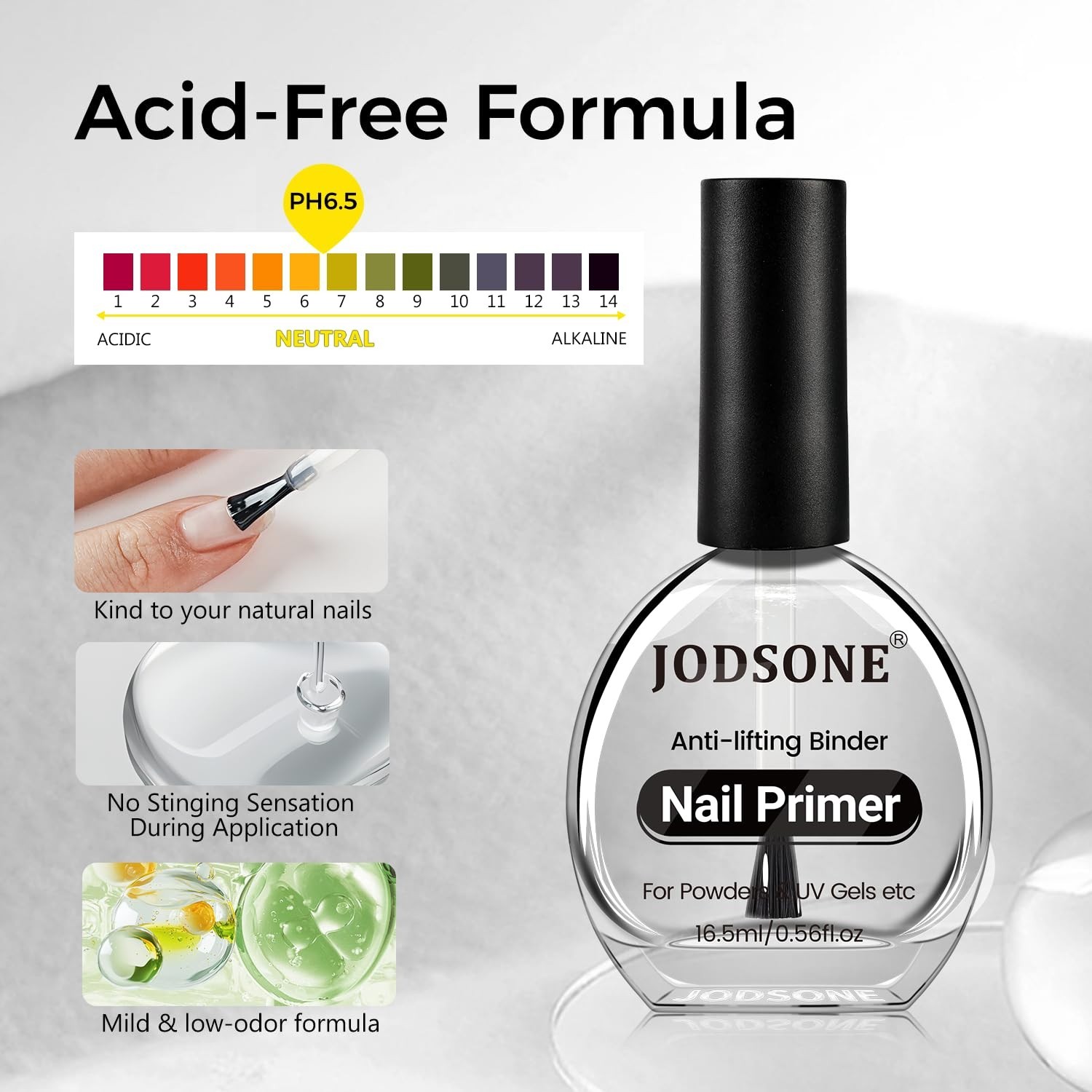 2Pcs Nail Dehydrate And Nail Primer For U V Gels Superior Bonding Professiona…