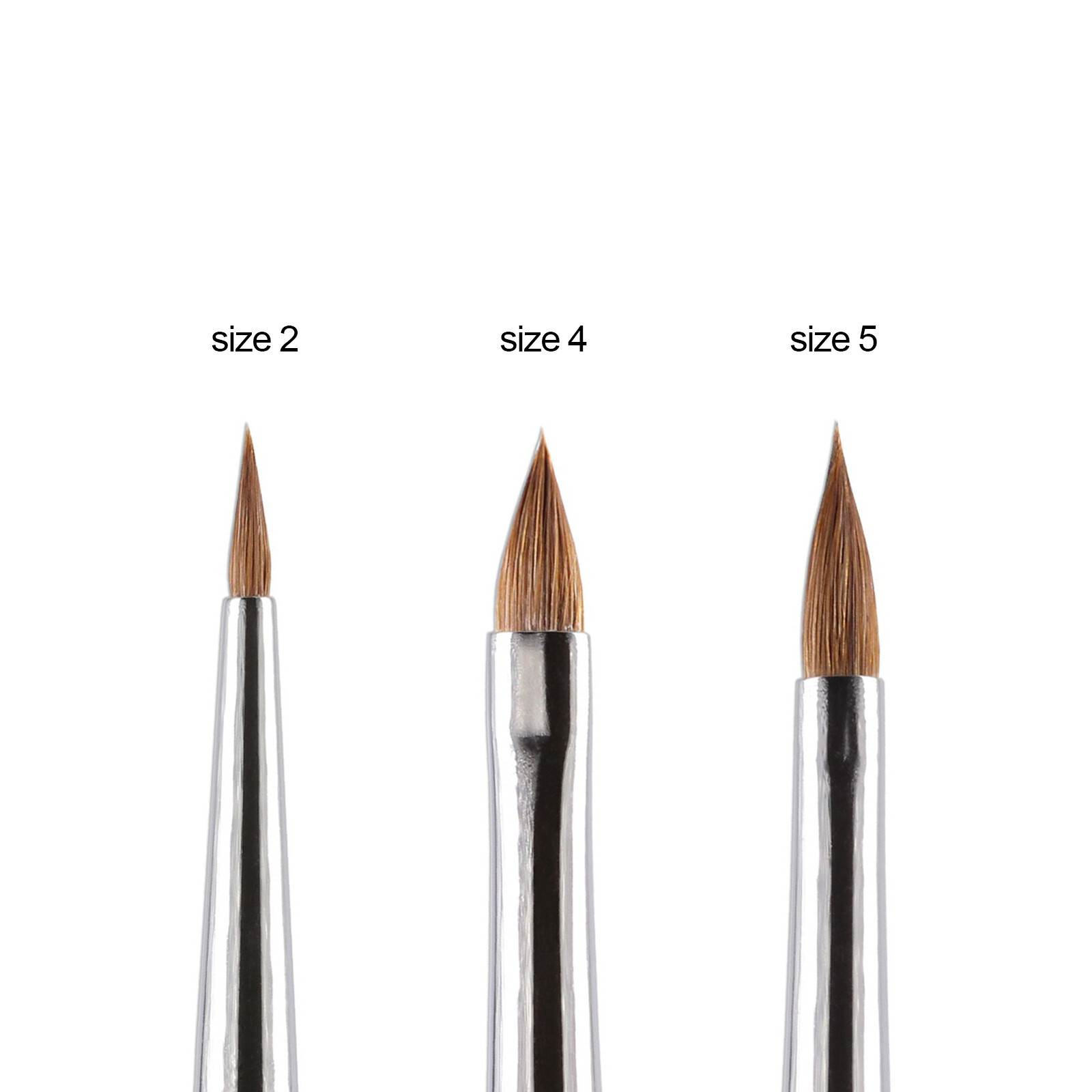 PANA USA 3D Kolinsky Nail Art Sculpture Brush for 3D Sculpting Nail Art Mani