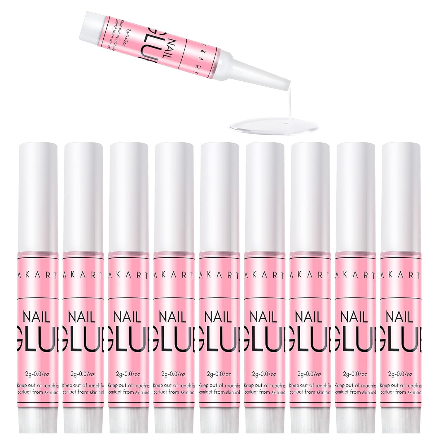 Super Strong Nail Glue for Press on Nails: Professional Acrylic Nails Nail Ad…